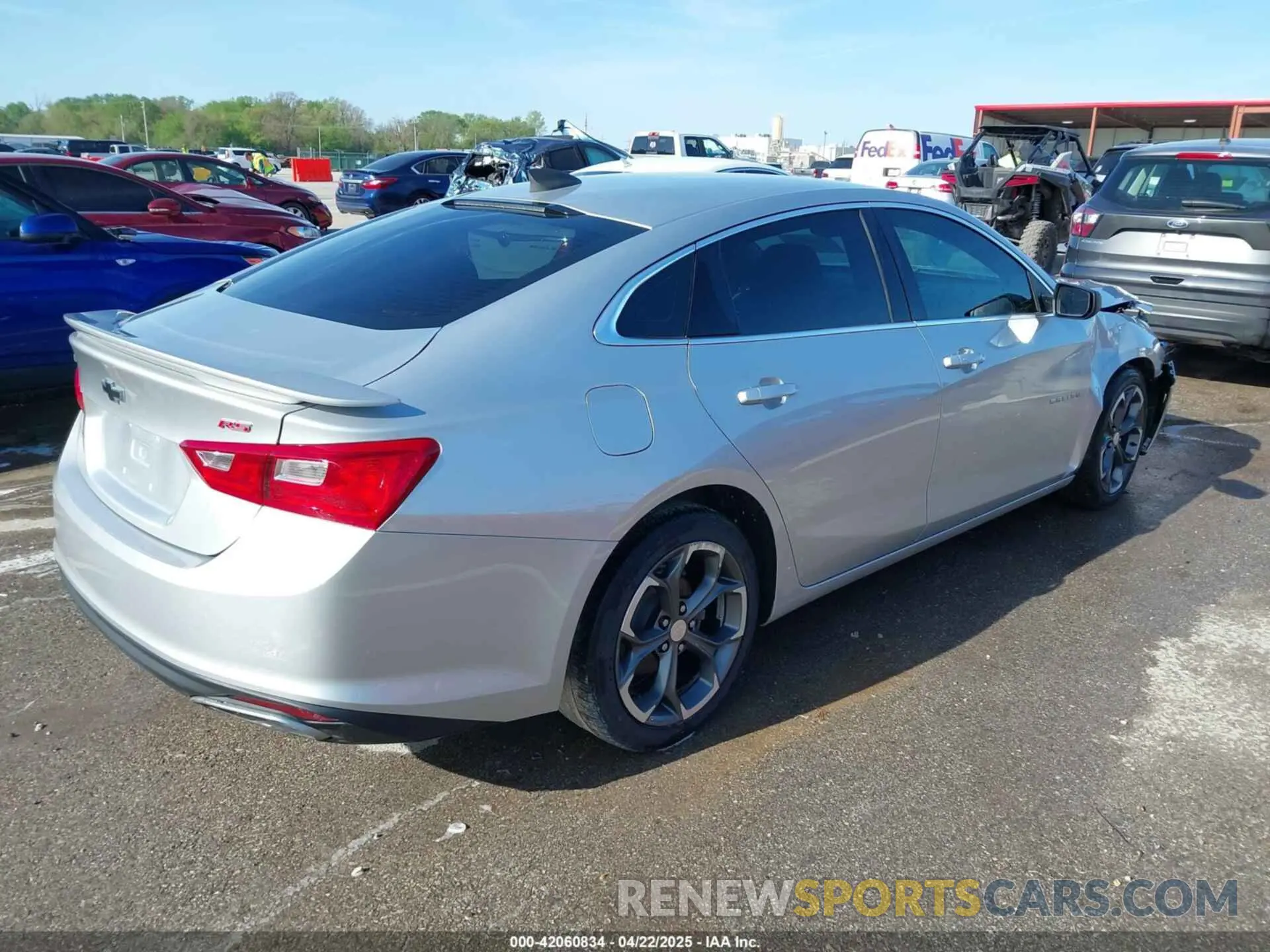 4 Фотография поврежденного автомобиля 1G1ZG5ST9KF225968 CHEVROLET MALIBU 2019