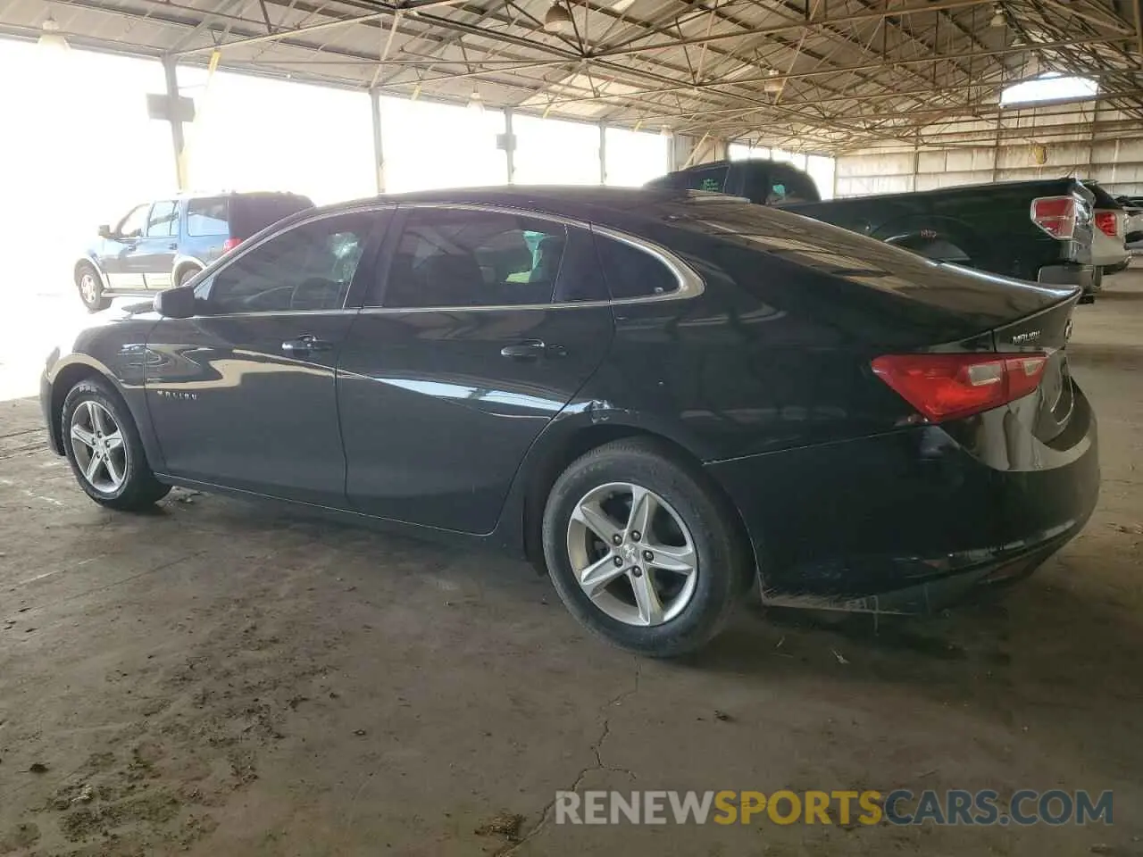2 Photograph of a damaged car 1G1ZB5ST0LF002153 CHEVROLET MALIBU 2020