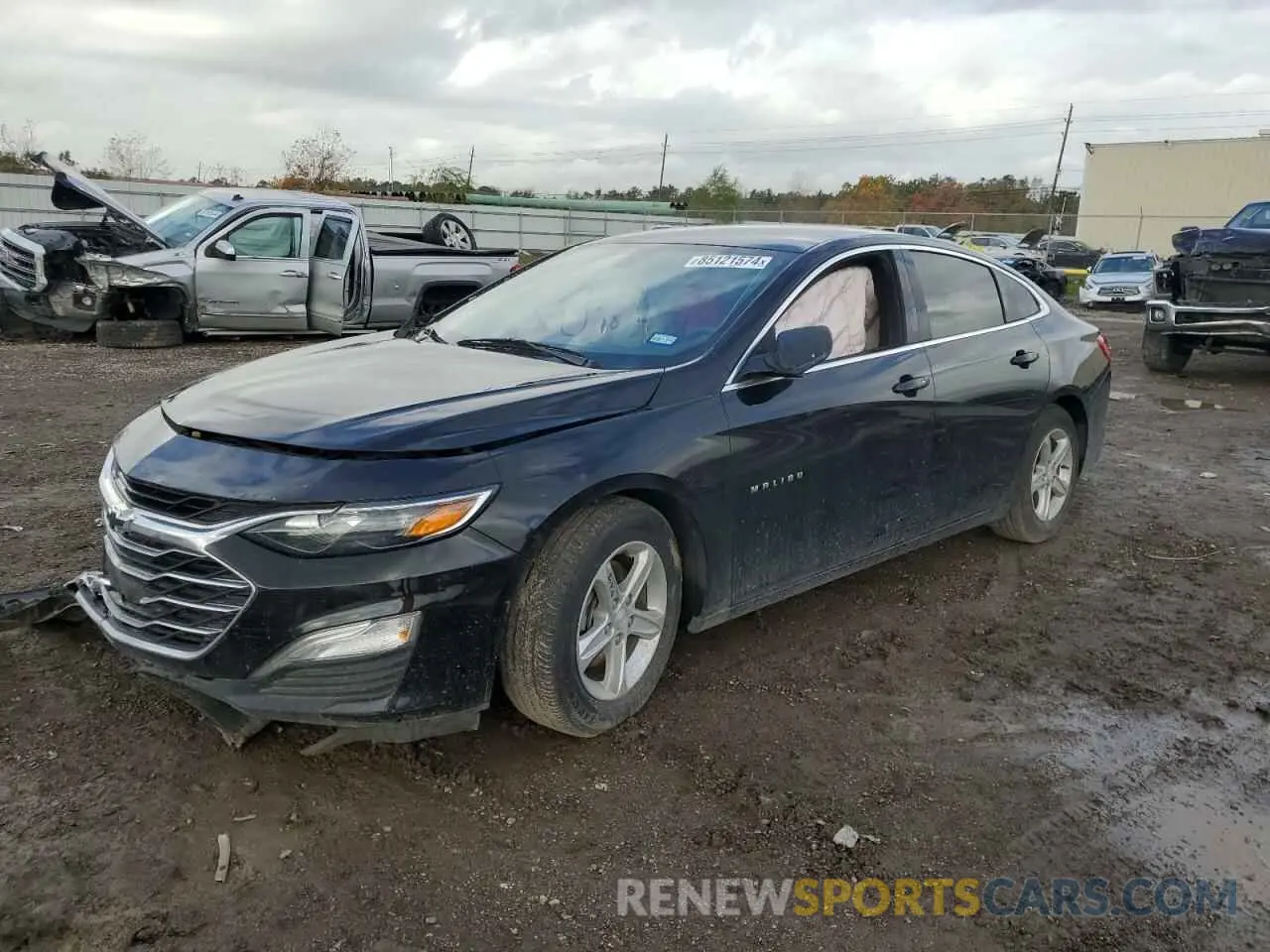 1 Photograph of a damaged car 1G1ZB5ST0LF137536 CHEVROLET MALIBU 2020