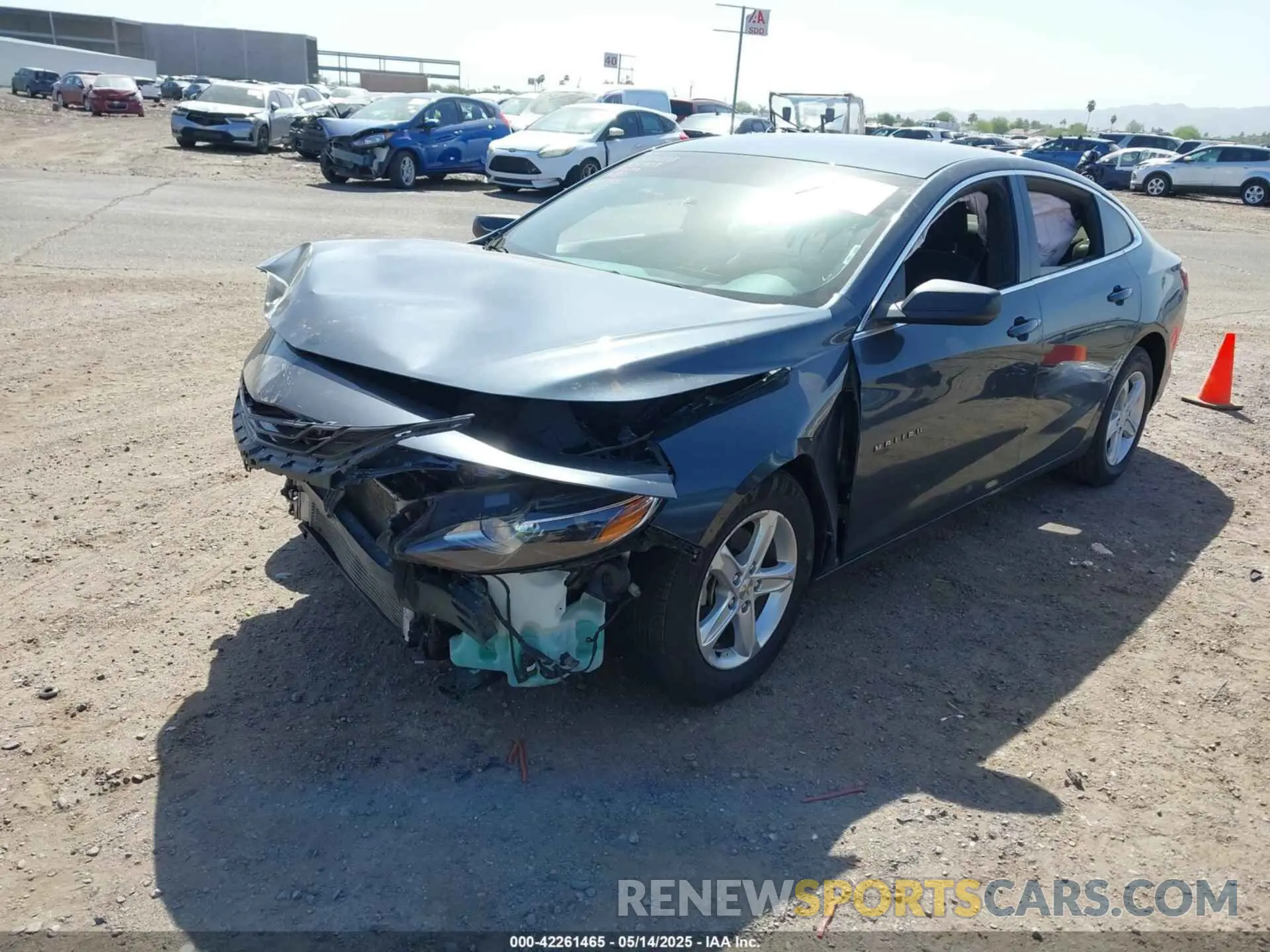 2 Фотография поврежденного автомобиля 1G1ZB5ST1LF035923 CHEVROLET MALIBU 2020