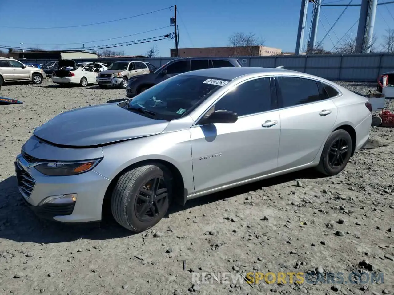 1 Photograph of a damaged car 1G1ZB5ST1LF086449 CHEVROLET MALIBU 2020