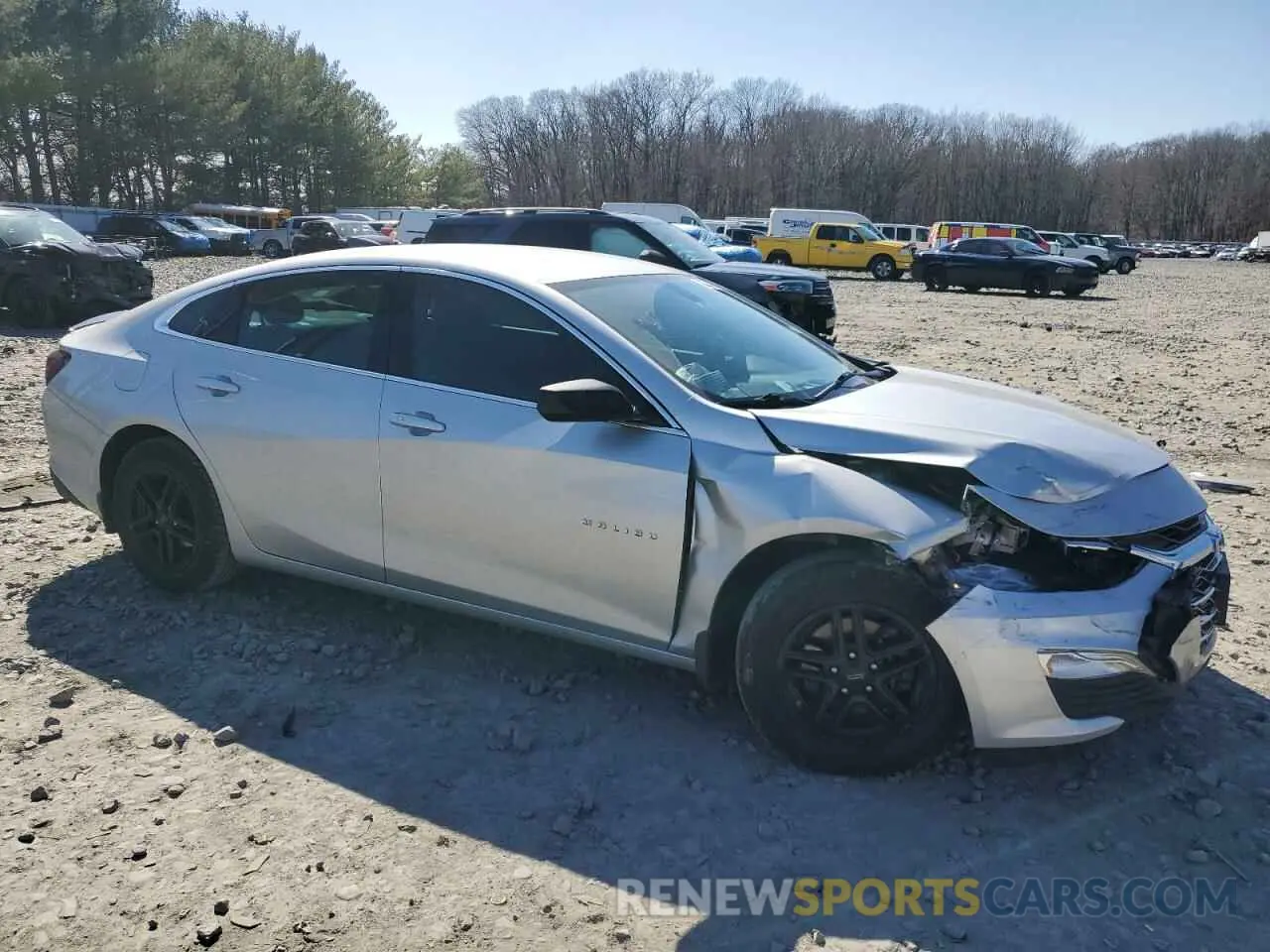4 Photograph of a damaged car 1G1ZB5ST1LF086449 CHEVROLET MALIBU 2020