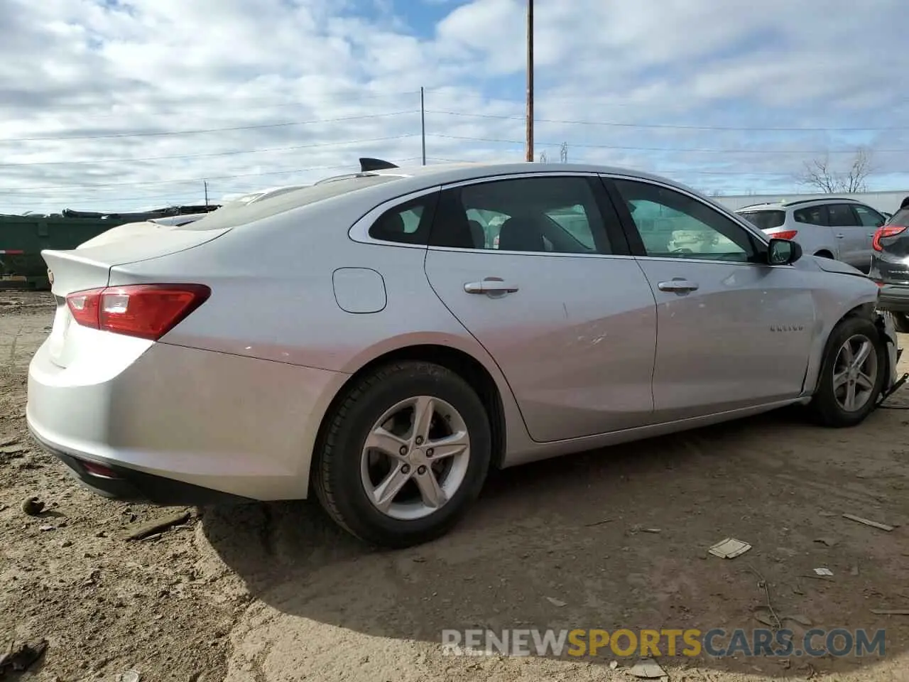 3 Фотография поврежденного автомобиля 1G1ZB5ST2LF013123 CHEVROLET MALIBU 2020