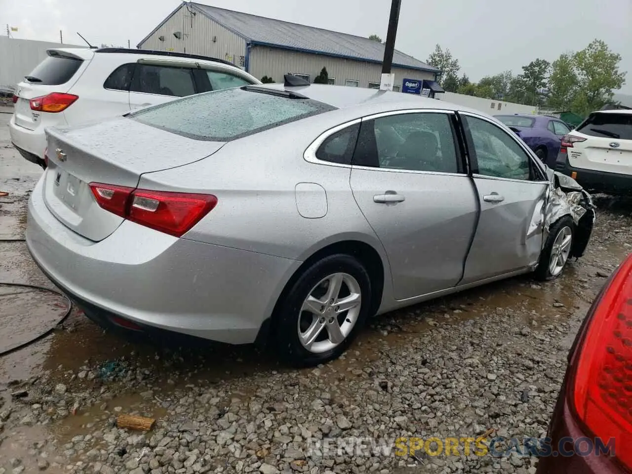3 Photograph of a damaged car 1G1ZB5ST2LF144343 CHEVROLET MALIBU 2020