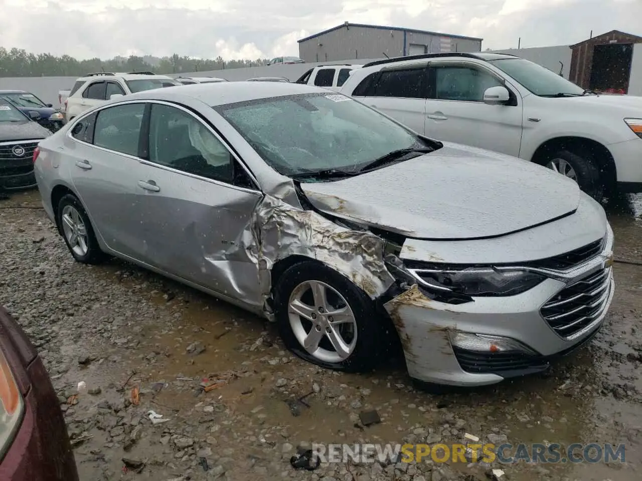 4 Photograph of a damaged car 1G1ZB5ST2LF144343 CHEVROLET MALIBU 2020