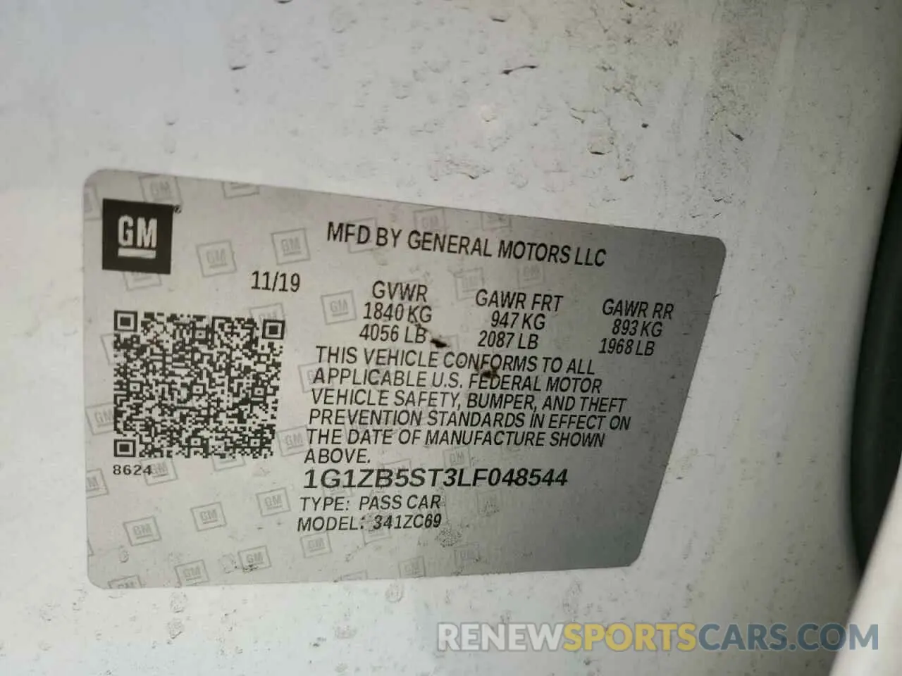 13 Фотография поврежденного автомобиля 1G1ZB5ST3LF048544 CHEVROLET MALIBU 2020