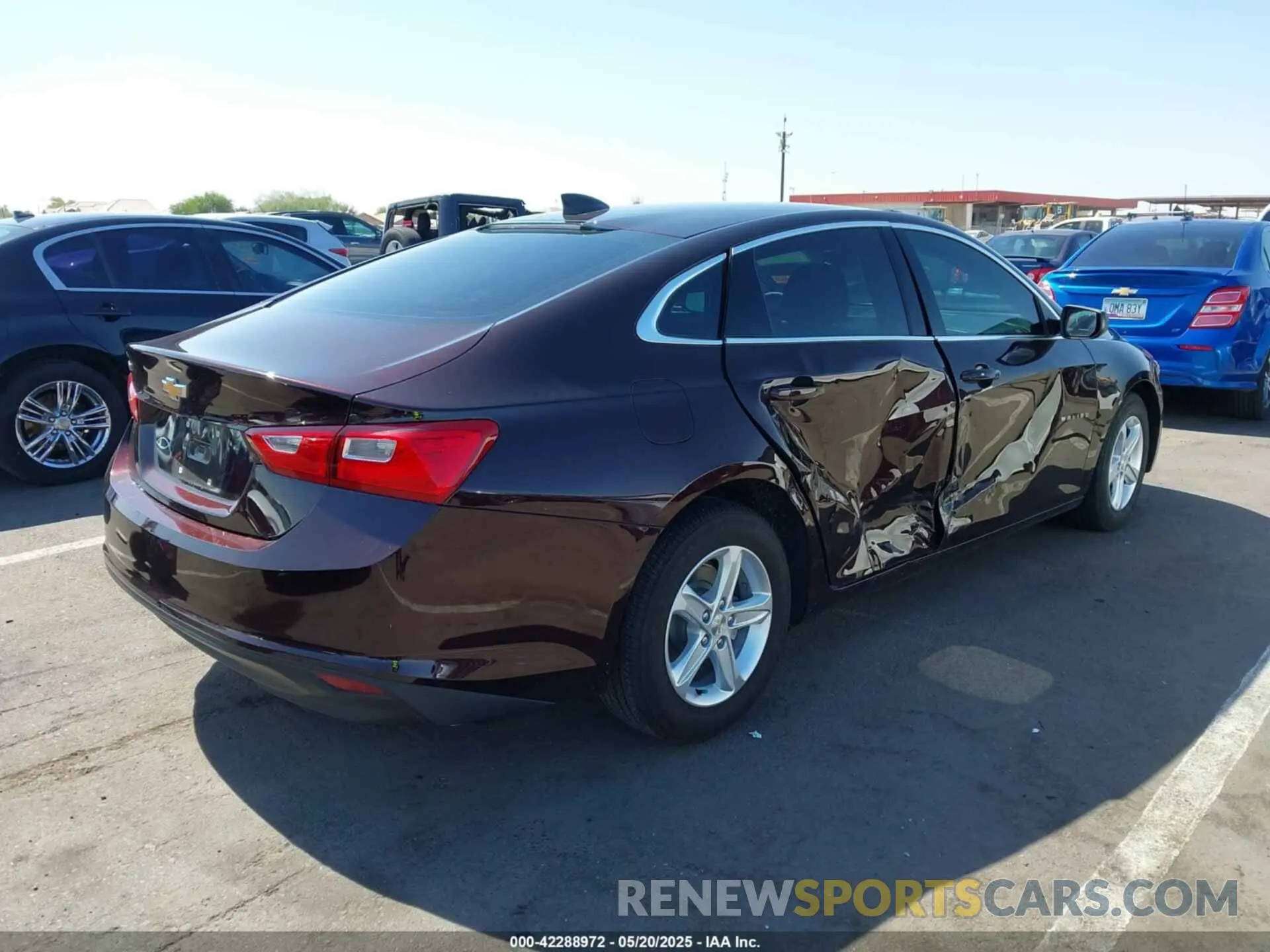 4 Фотография поврежденного автомобиля 1G1ZB5ST4LF114194 CHEVROLET MALIBU 2020