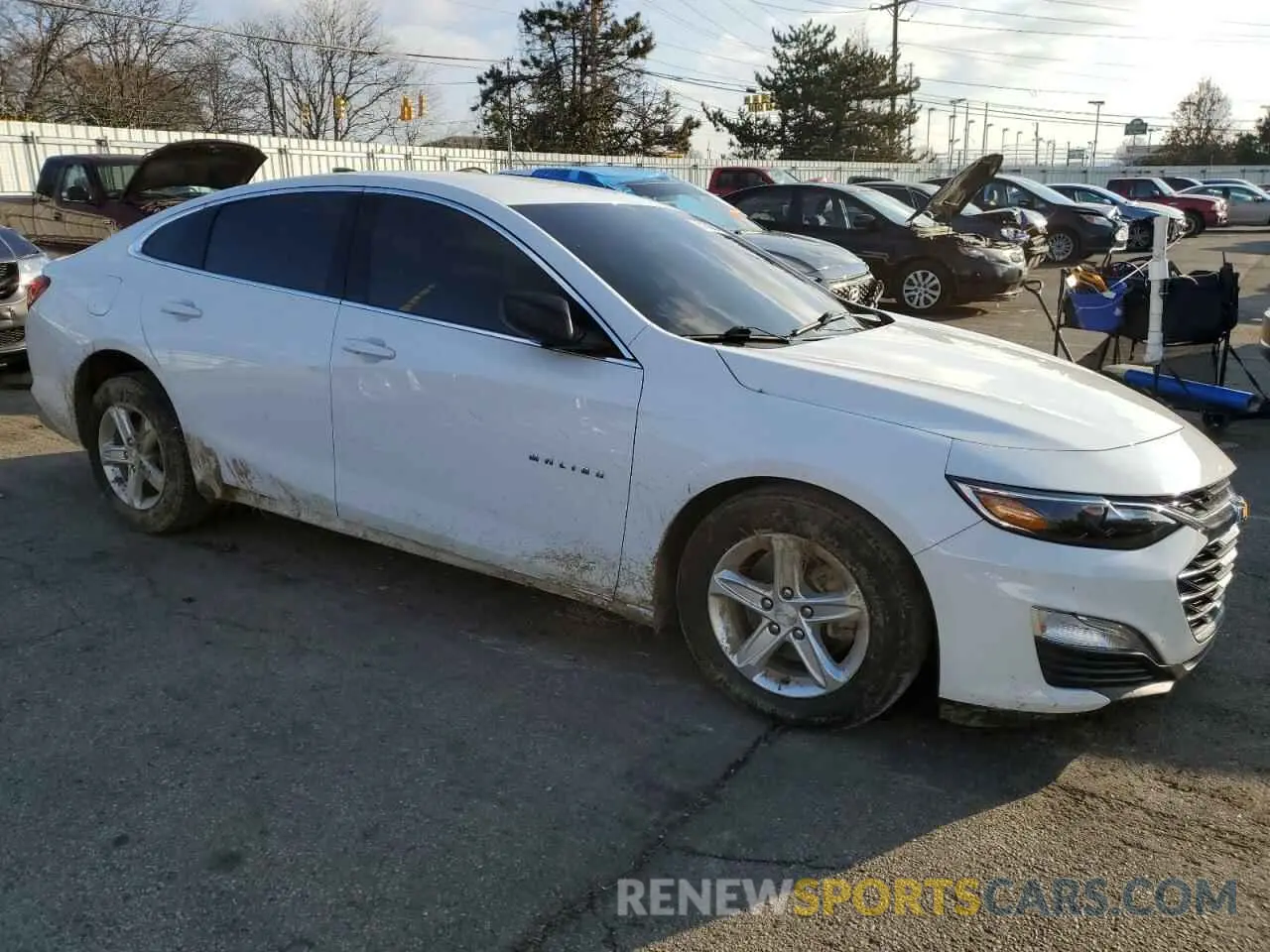 4 Photograph of a damaged car 1G1ZB5ST4LF137281 CHEVROLET MALIBU 2020