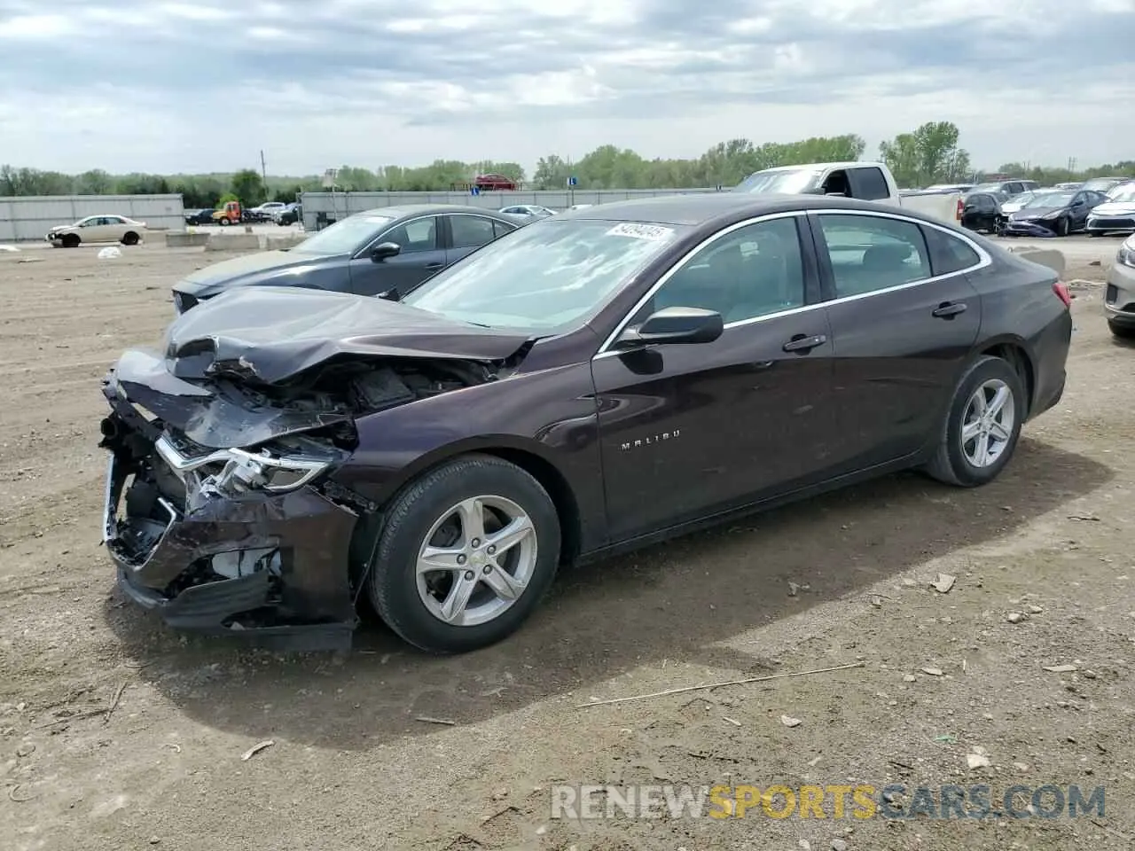 1 Photograph of a damaged car 1G1ZB5ST5LF028134 CHEVROLET MALIBU 2020