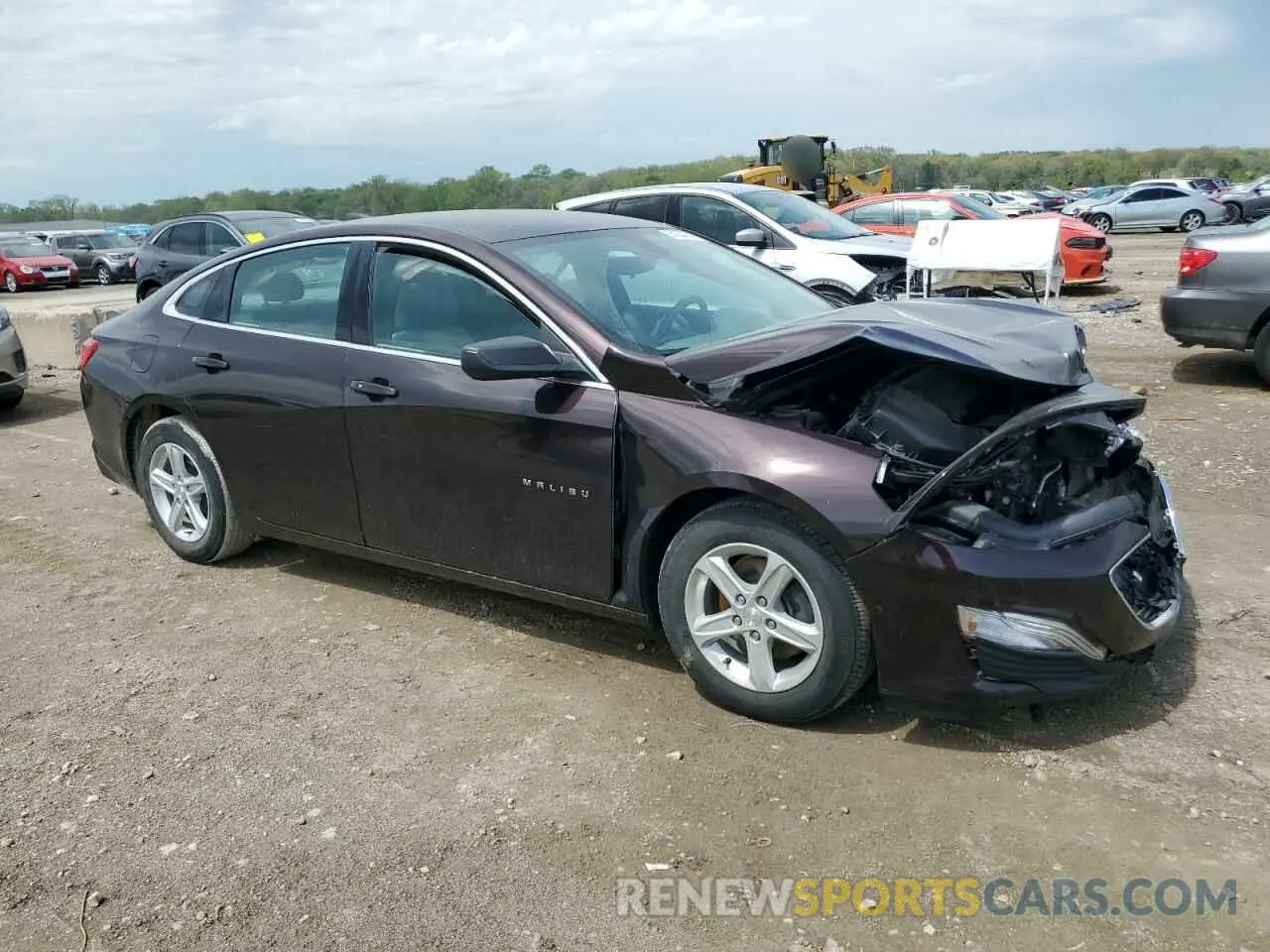 4 Photograph of a damaged car 1G1ZB5ST5LF028134 CHEVROLET MALIBU 2020