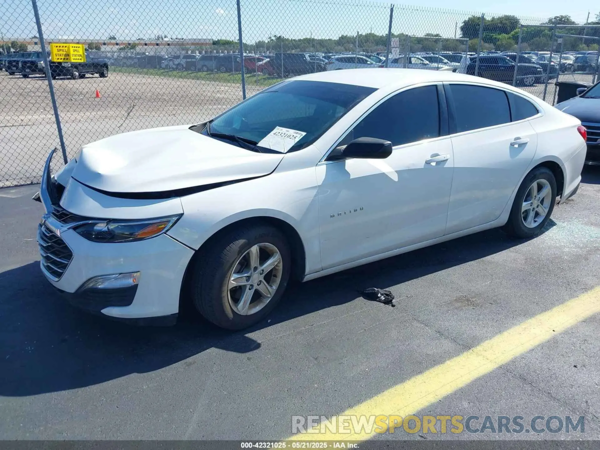 2 Photograph of a damaged car 1G1ZB5ST5LF117072 CHEVROLET MALIBU 2020