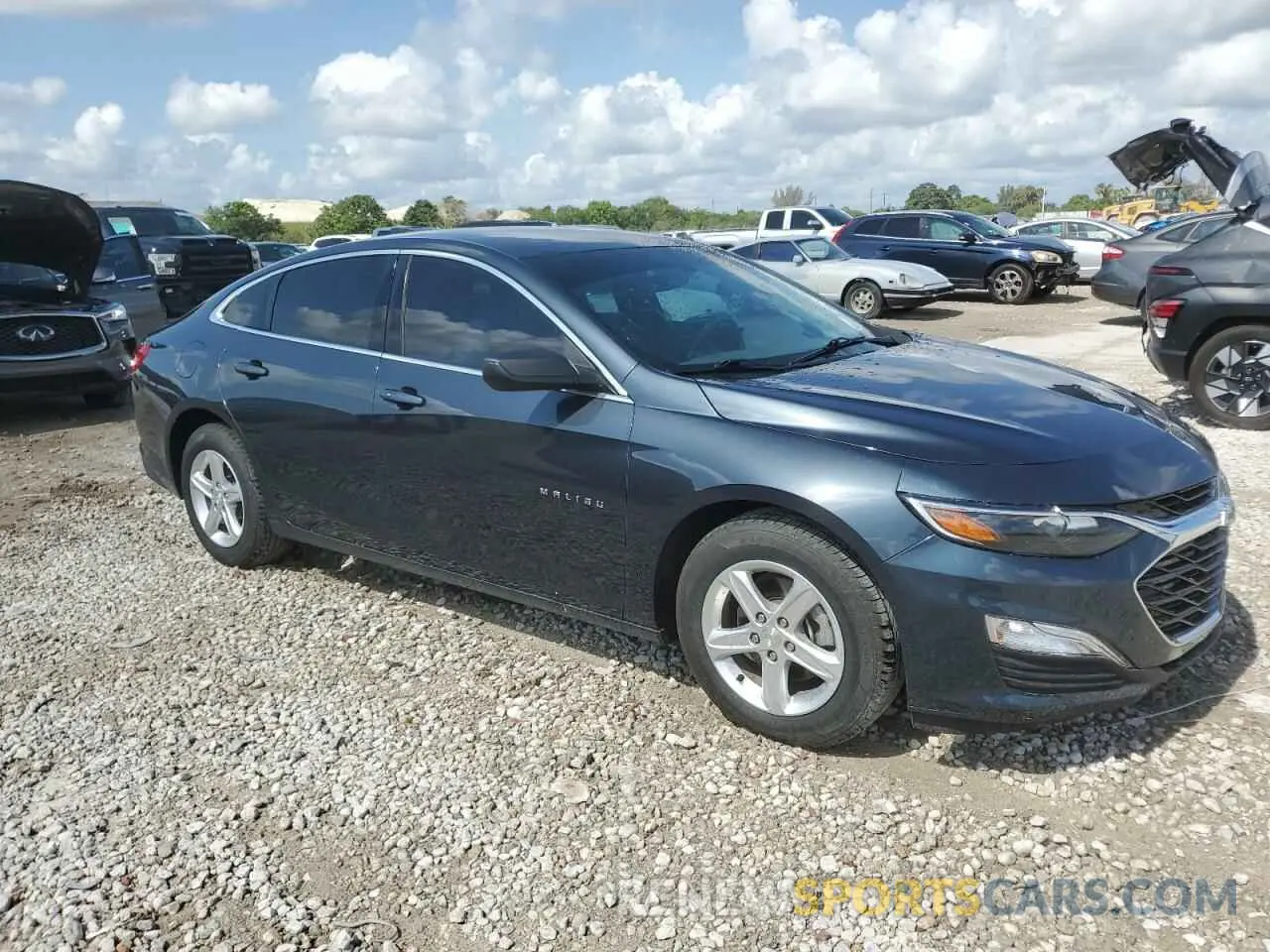4 Photograph of a damaged car 1G1ZB5ST5LF154025 CHEVROLET MALIBU 2020