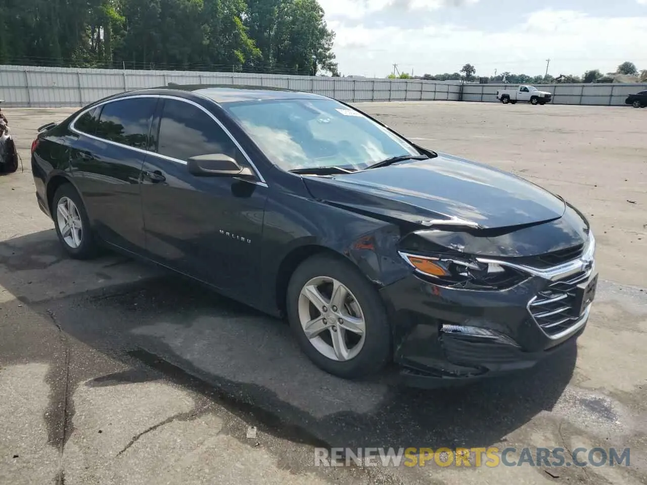 4 Photograph of a damaged car 1G1ZB5ST5LF156857 CHEVROLET MALIBU 2020
