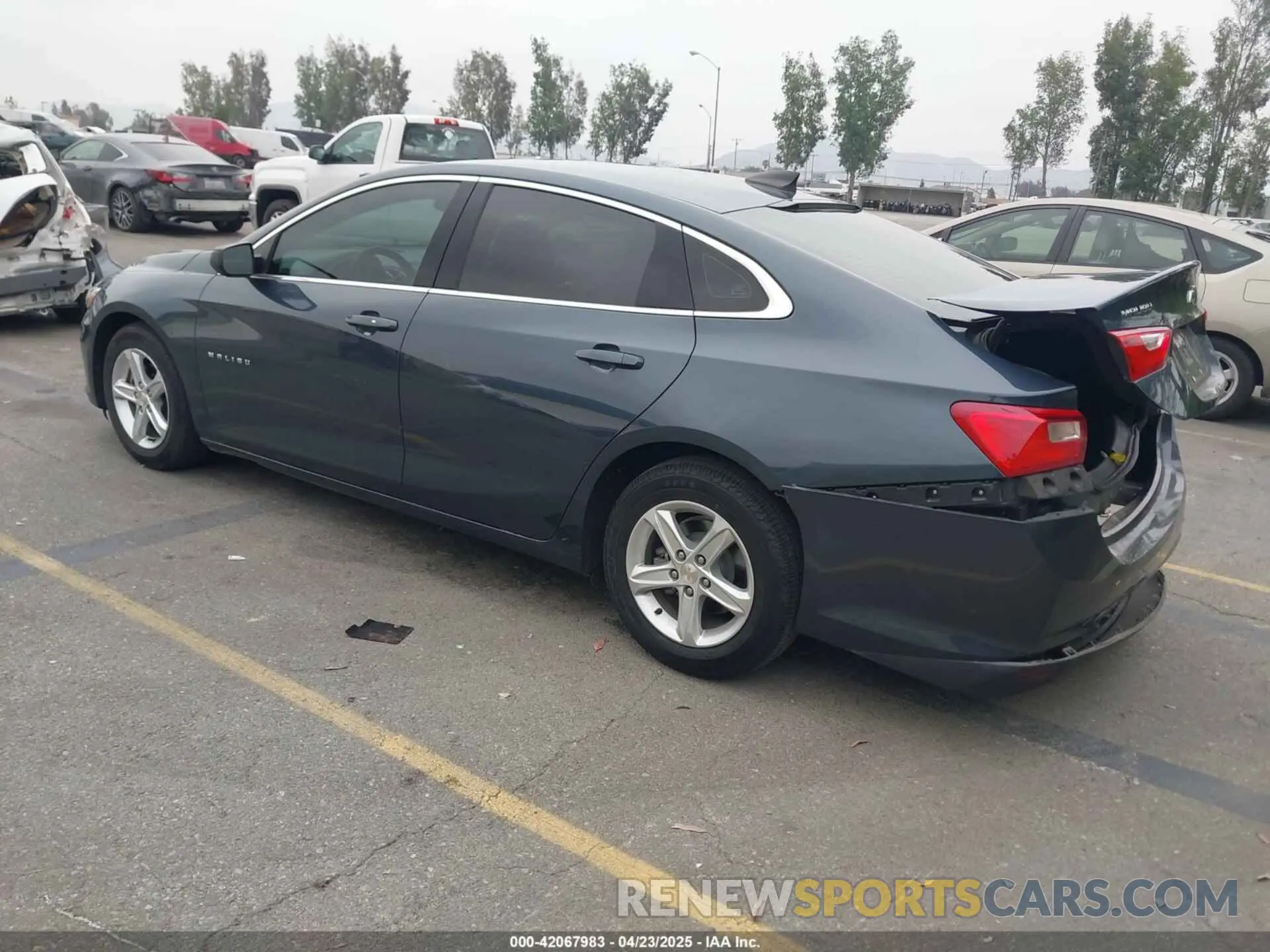 3 Photograph of a damaged car 1G1ZB5ST6LF026134 CHEVROLET MALIBU 2020