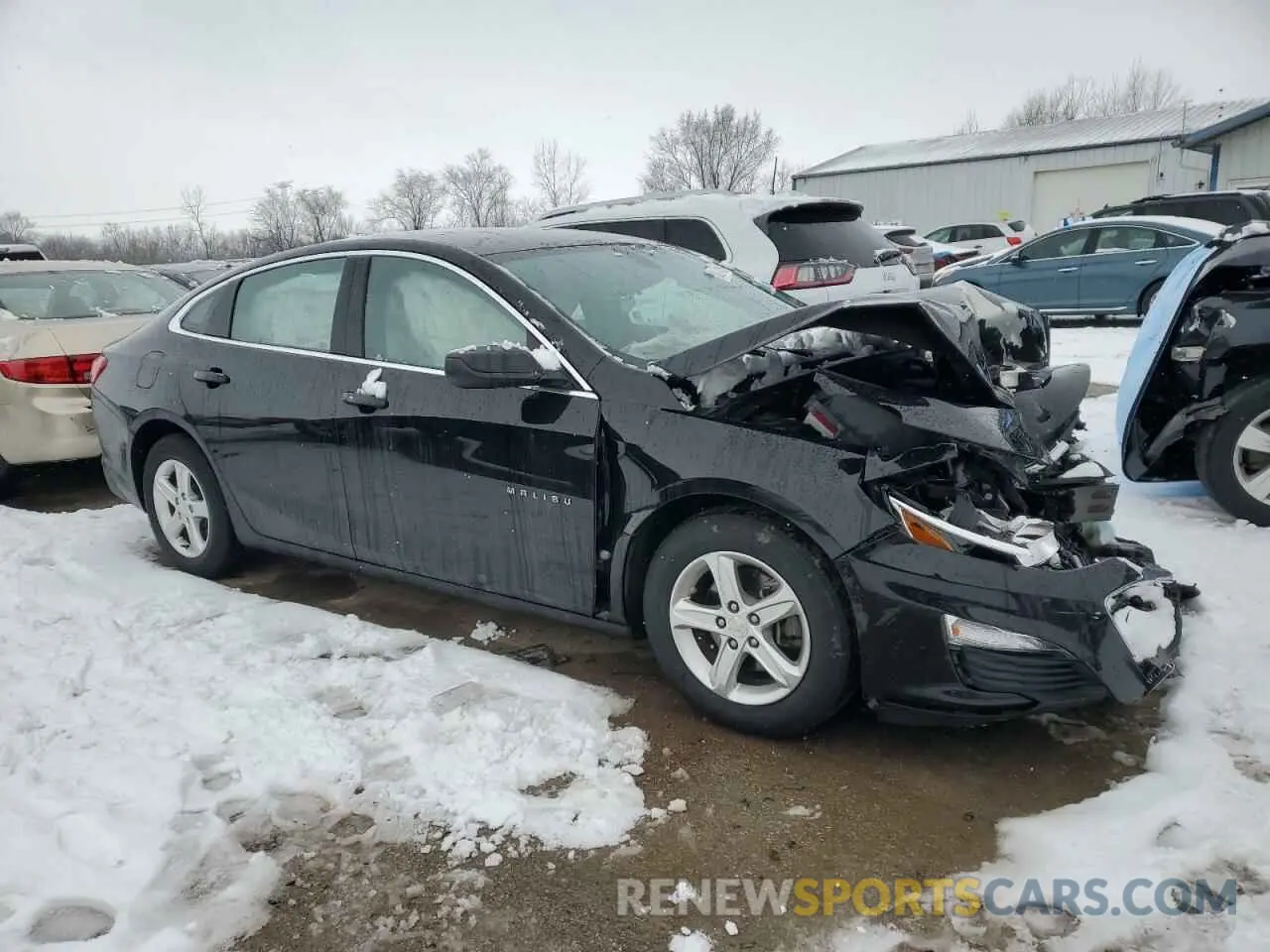 4 Photograph of a damaged car 1G1ZB5ST6LF151862 CHEVROLET MALIBU 2020
