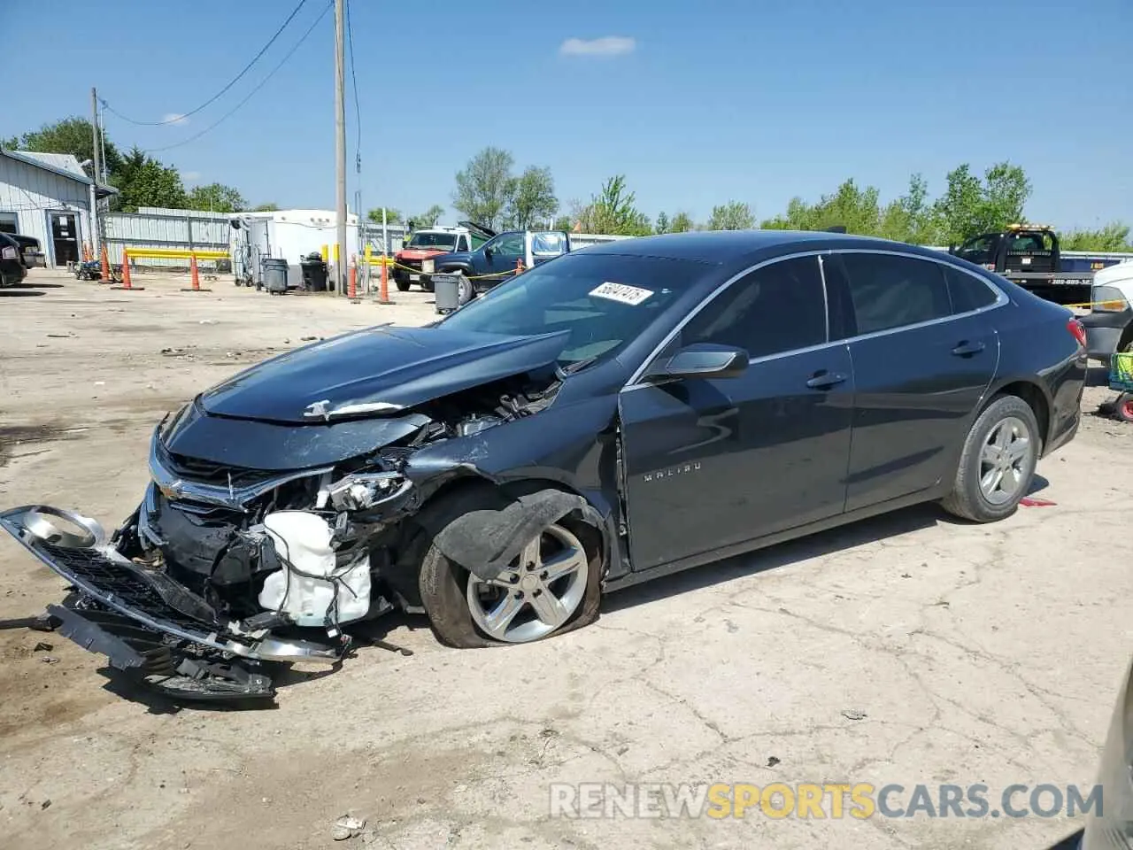 1 Фотография поврежденного автомобиля 1G1ZC5ST0LF021797 CHEVROLET MALIBU 2020