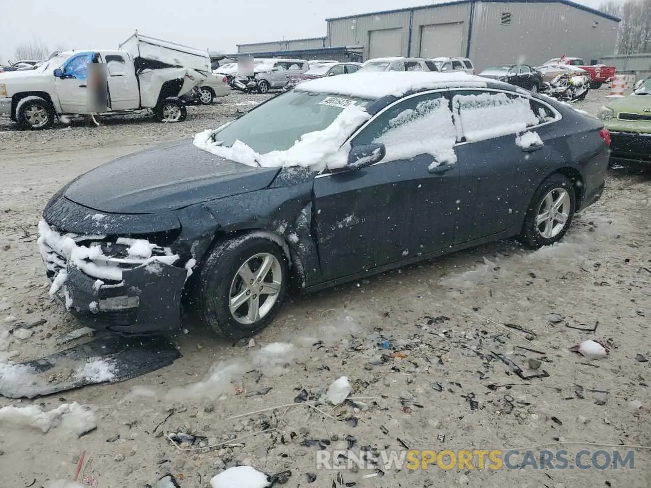 1 Photograph of a damaged car 1G1ZC5ST0LF155905 CHEVROLET MALIBU 2020