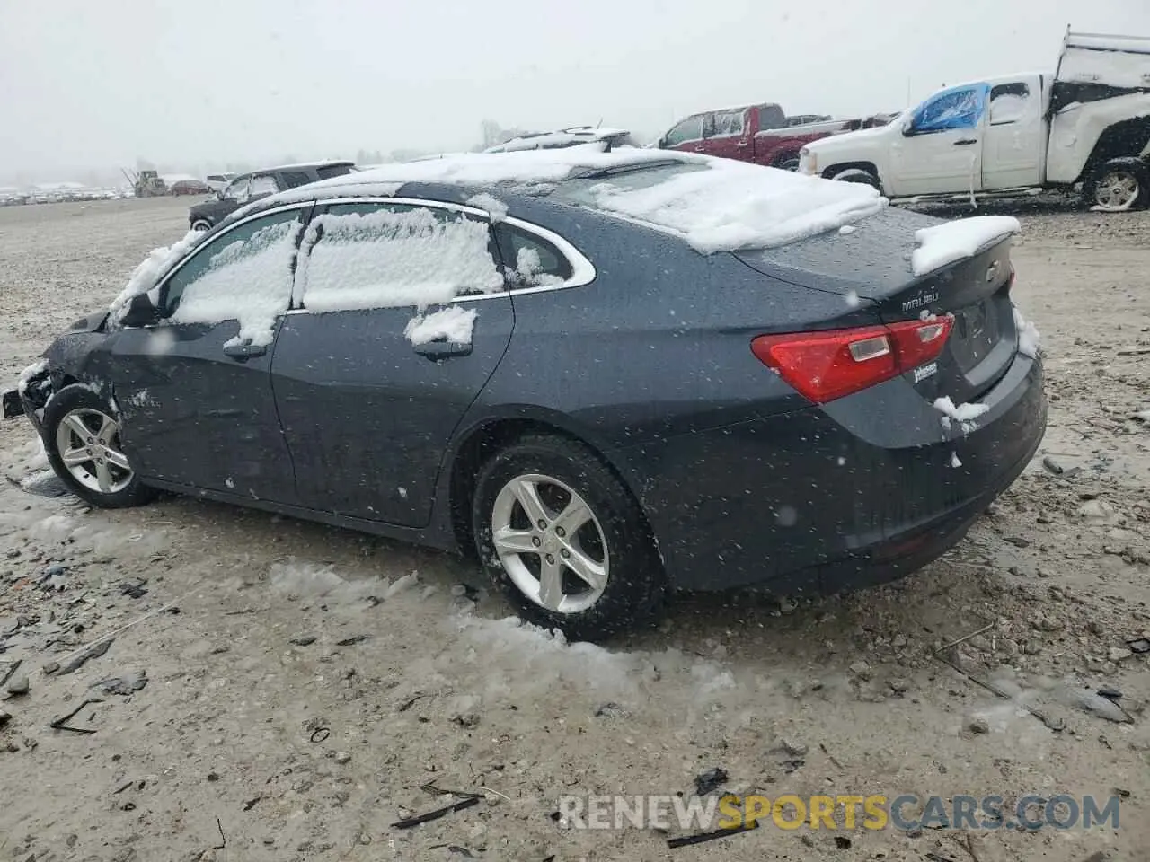 2 Photograph of a damaged car 1G1ZC5ST0LF155905 CHEVROLET MALIBU 2020