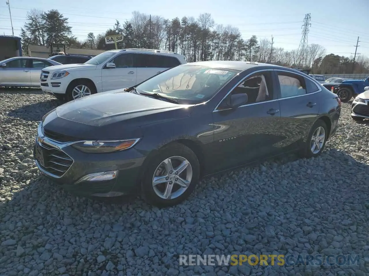 1 Photograph of a damaged car 1G1ZC5ST3LF106598 CHEVROLET MALIBU 2020