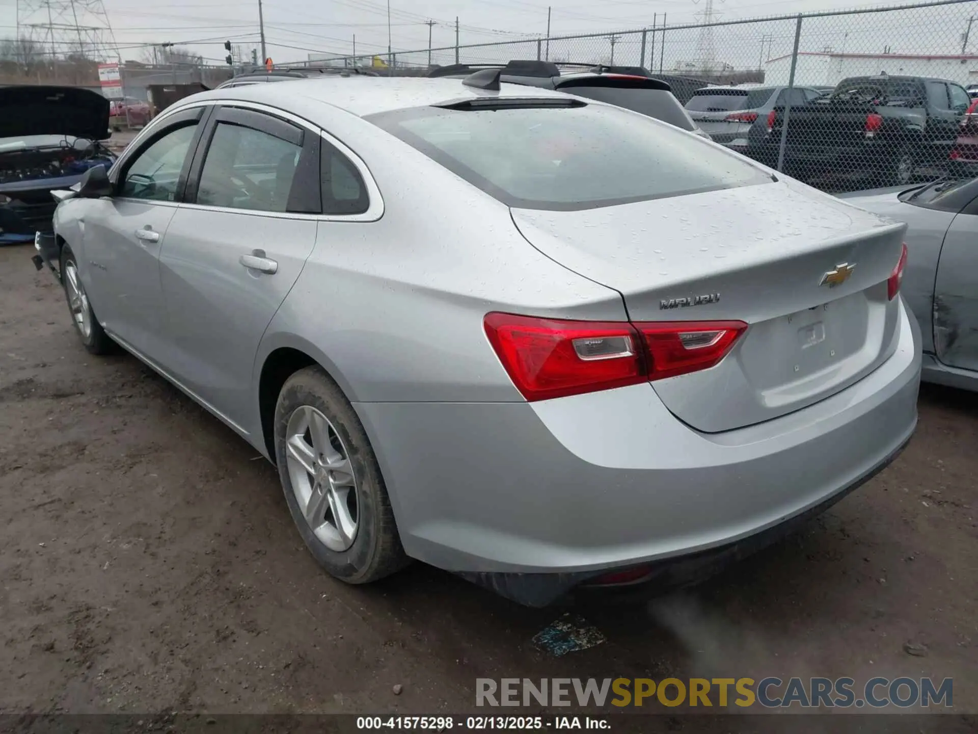 3 Photograph of a damaged car 1G1ZC5ST4LF154210 CHEVROLET MALIBU 2020