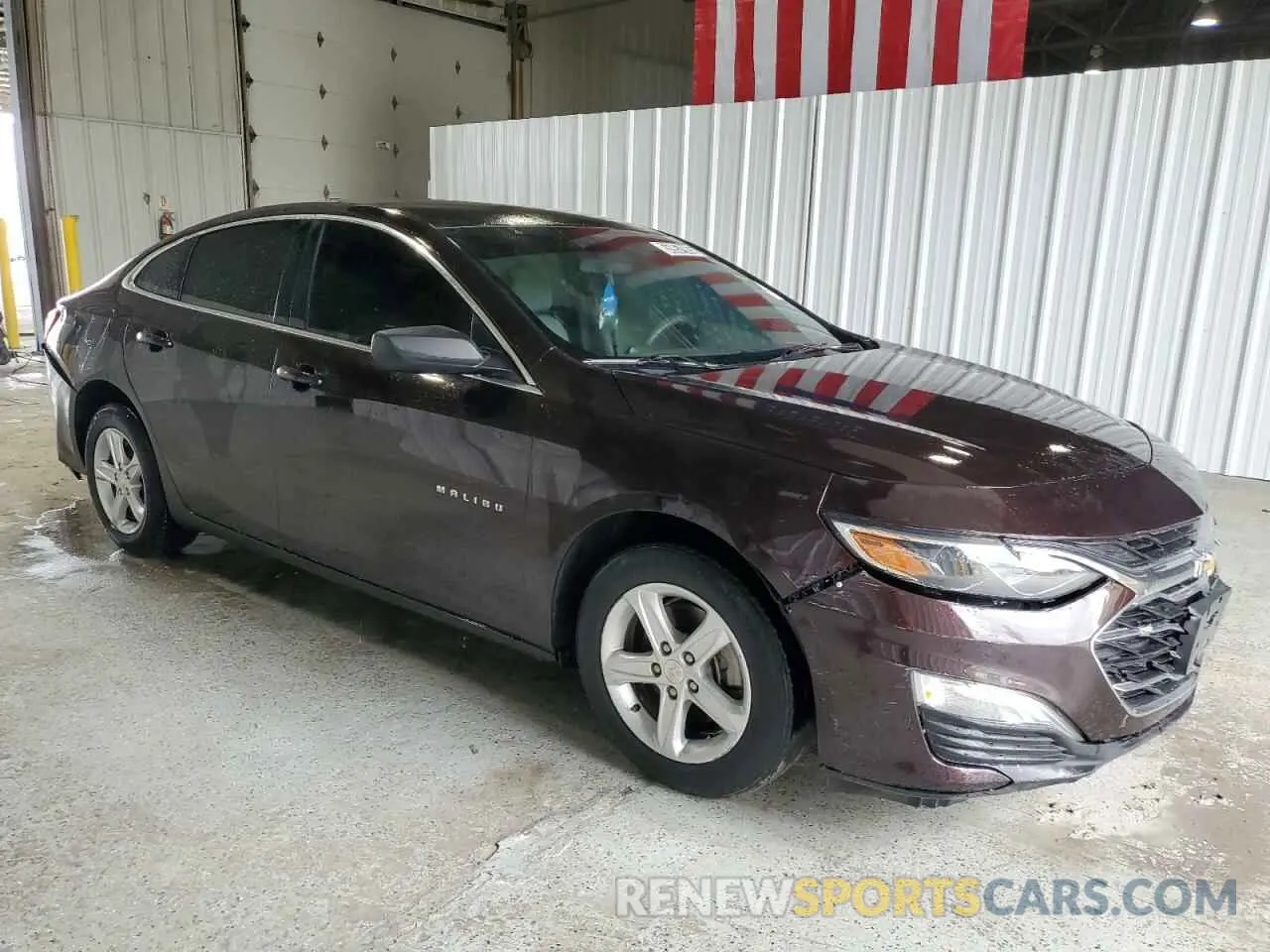 4 Photograph of a damaged car 1G1ZC5ST6LF076450 CHEVROLET MALIBU 2020