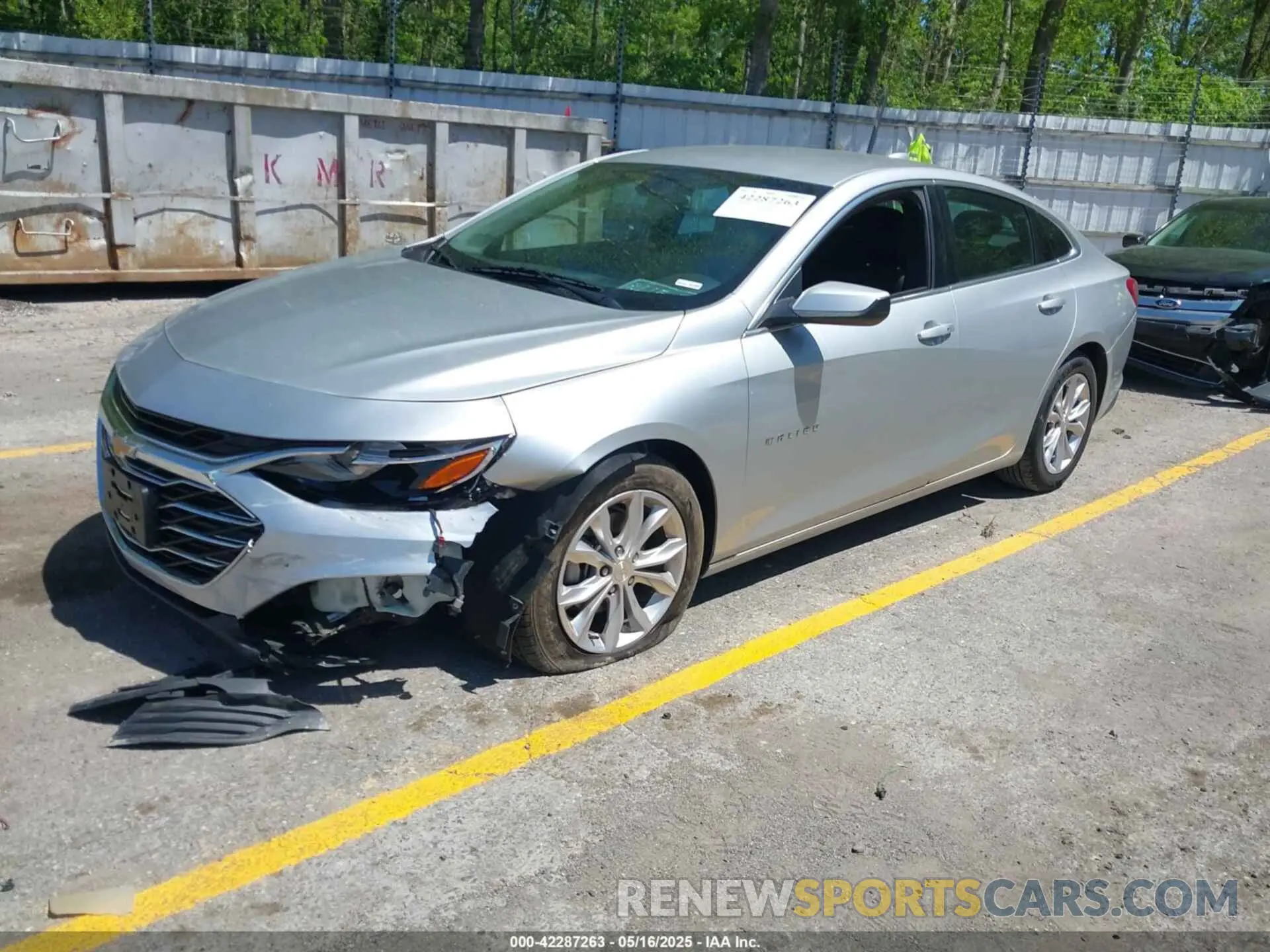 2 Photograph of a damaged car 1G1ZD5ST0LF038578 CHEVROLET MALIBU 2020