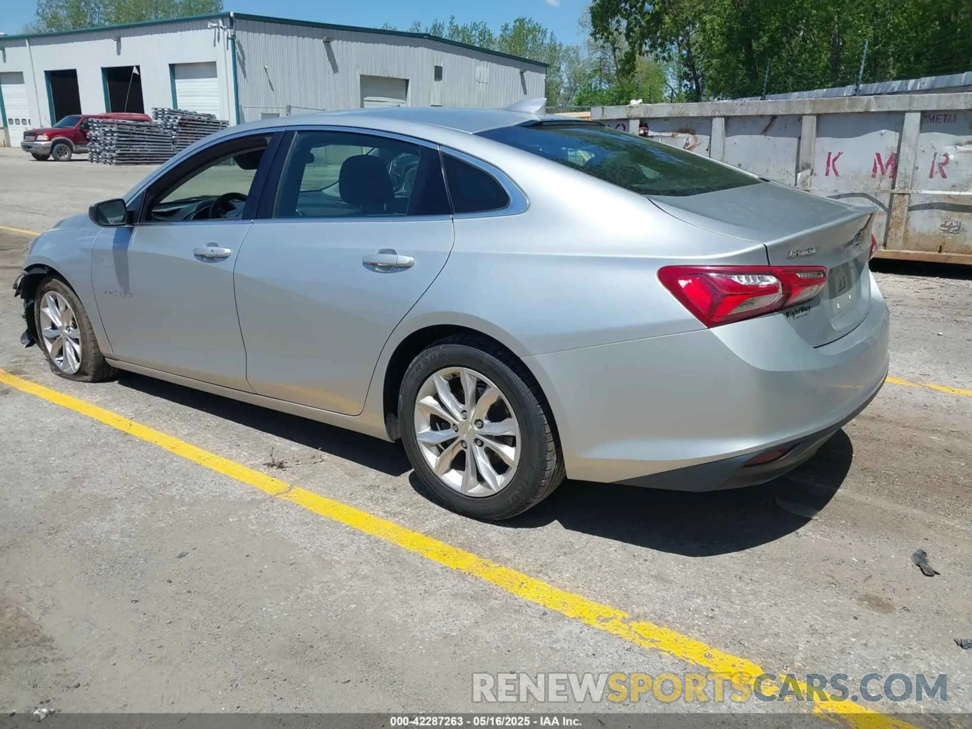3 Photograph of a damaged car 1G1ZD5ST0LF038578 CHEVROLET MALIBU 2020