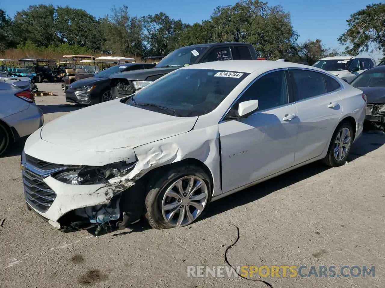 1 Photograph of a damaged car 1G1ZD5ST0LF041951 CHEVROLET MALIBU 2020