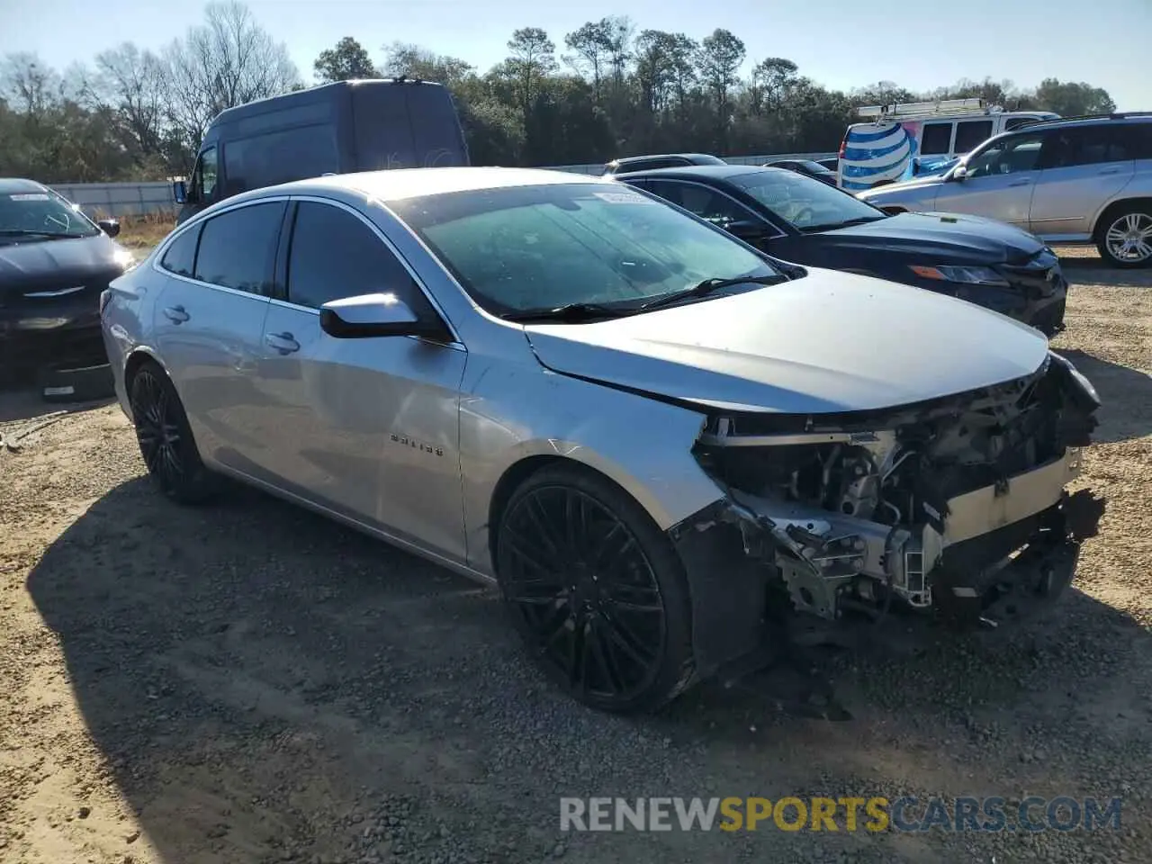 4 Photograph of a damaged car 1G1ZD5ST0LF045255 CHEVROLET MALIBU 2020