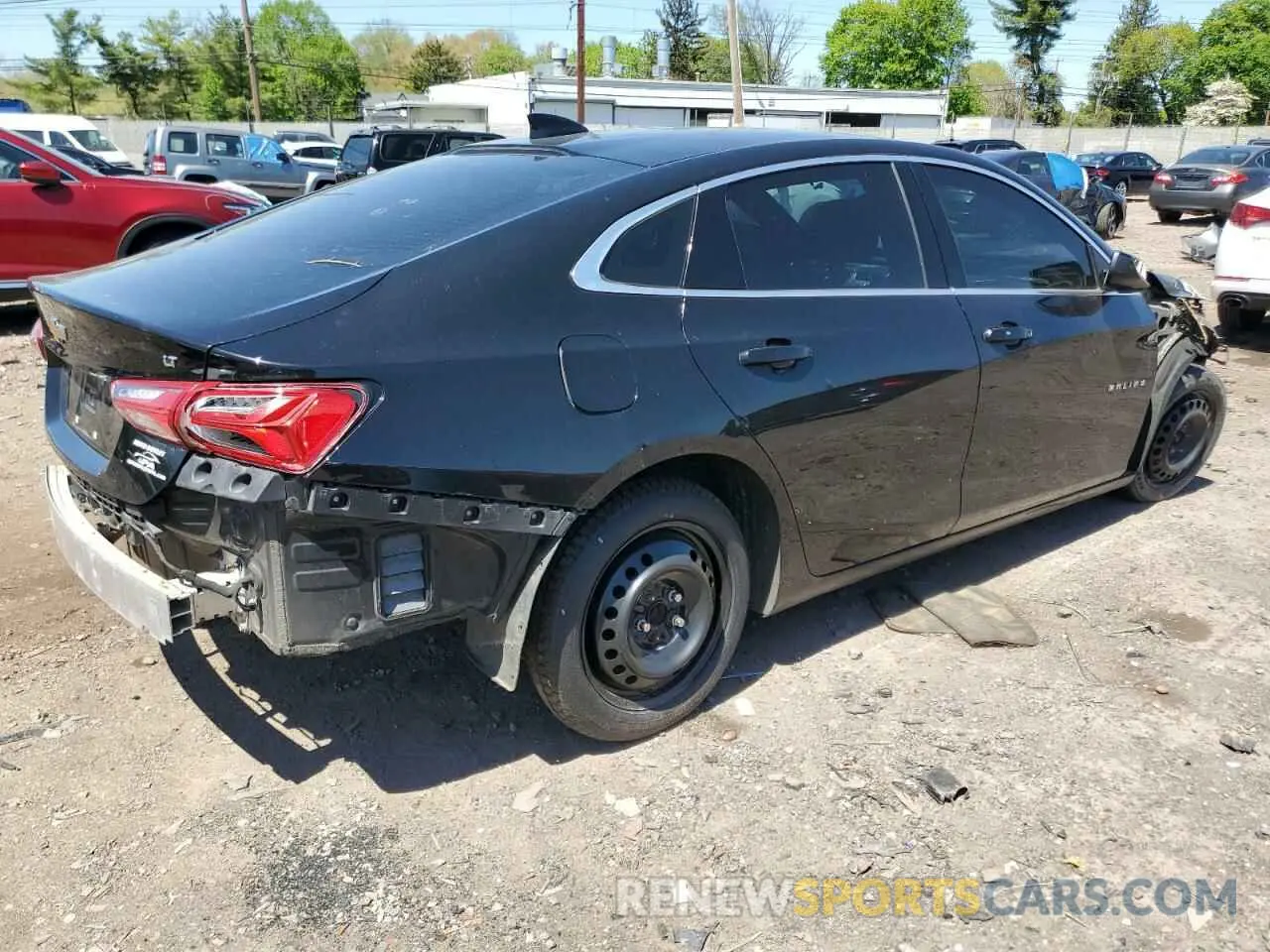 3 Фотография поврежденного автомобиля 1G1ZD5ST0LF048575 CHEVROLET MALIBU 2020