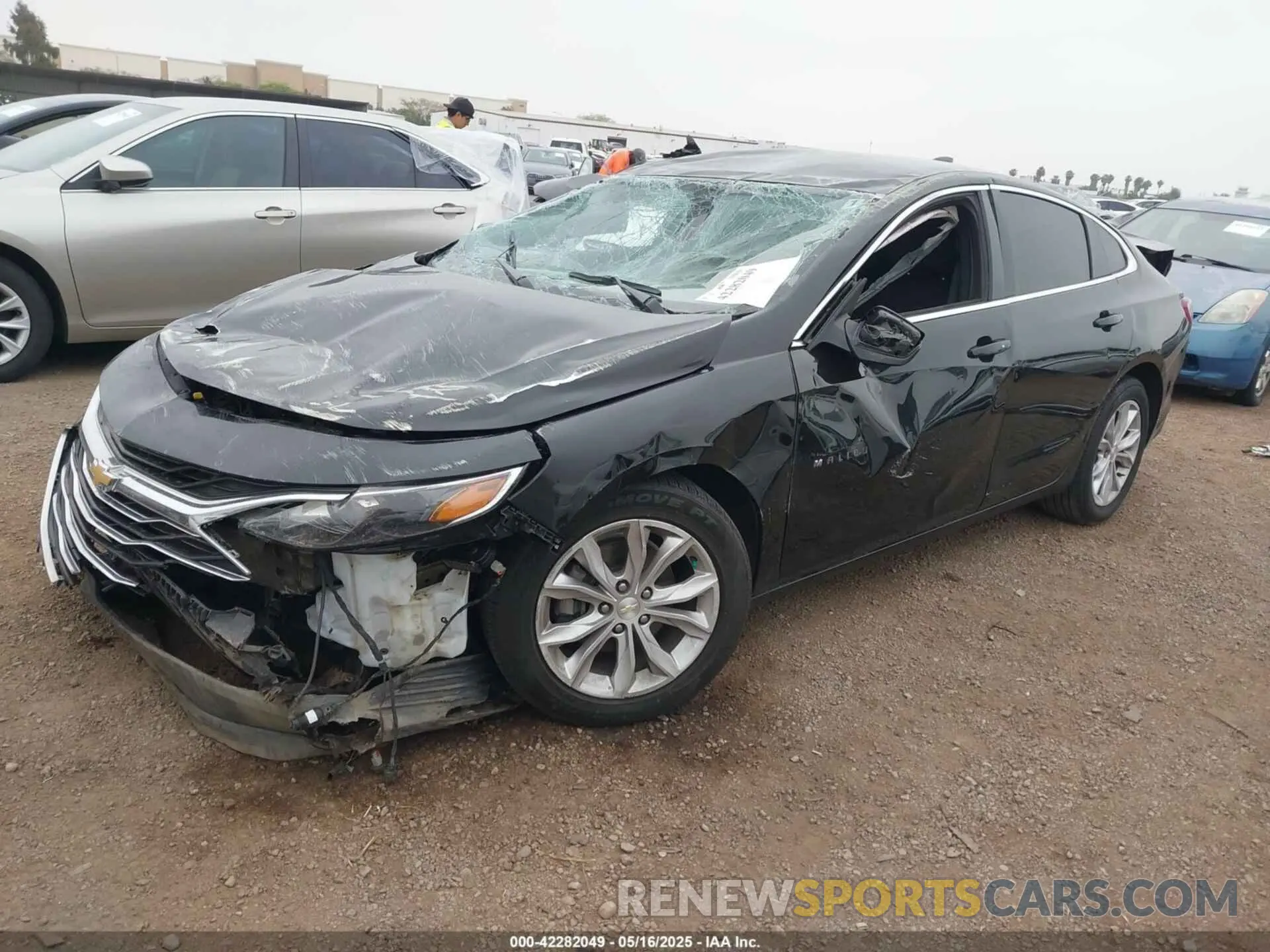 2 Photograph of a damaged car 1G1ZD5ST0LF067448 CHEVROLET MALIBU 2020