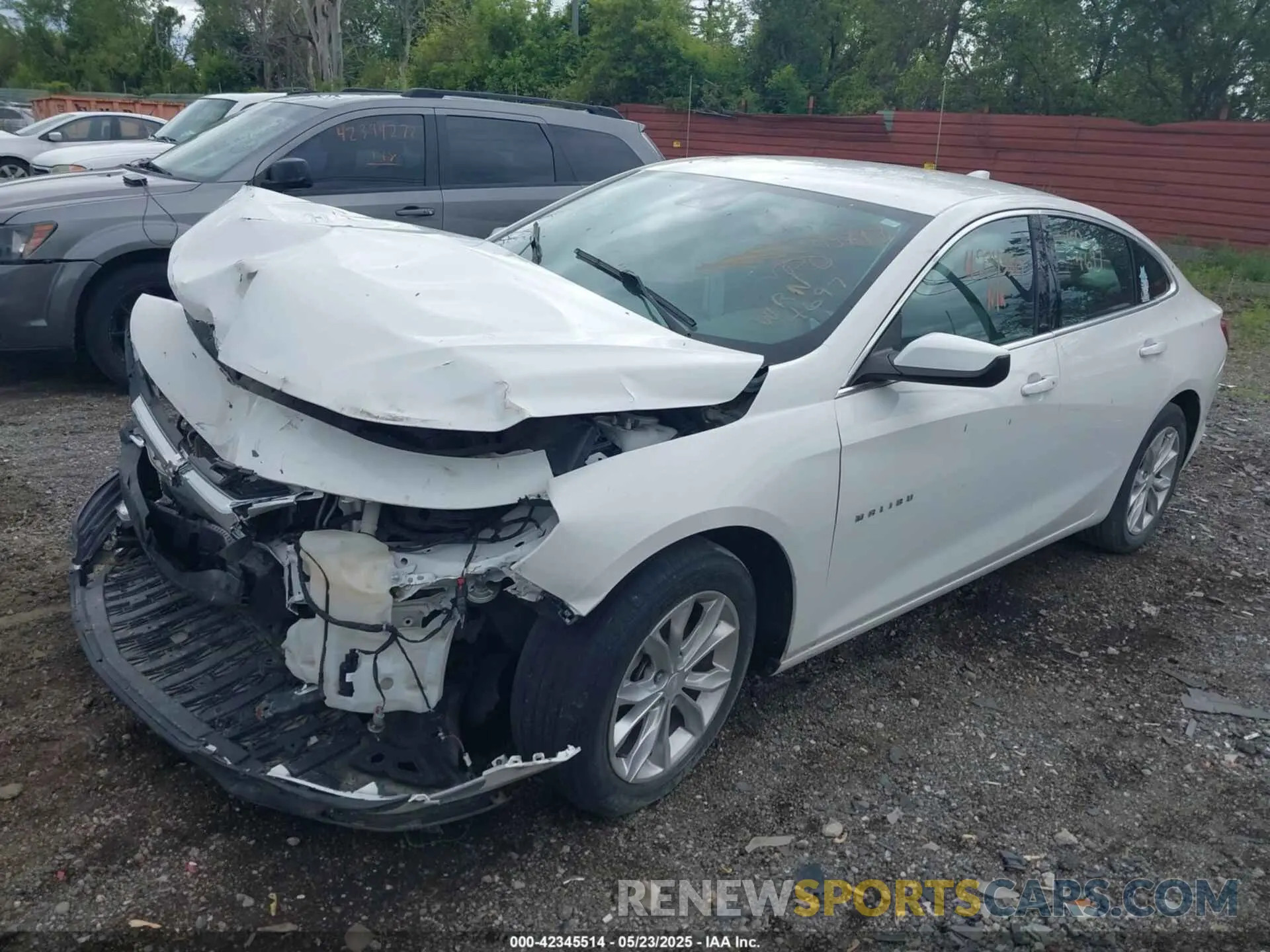 2 Photograph of a damaged car 1G1ZD5ST0LF124697 CHEVROLET MALIBU 2020