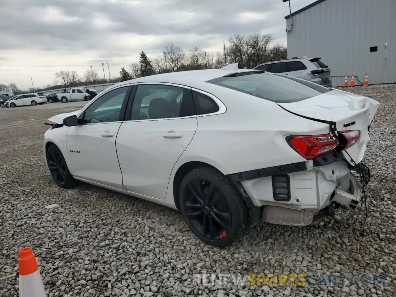 2 Photograph of a damaged car 1G1ZD5ST0LF151530 CHEVROLET MALIBU 2020