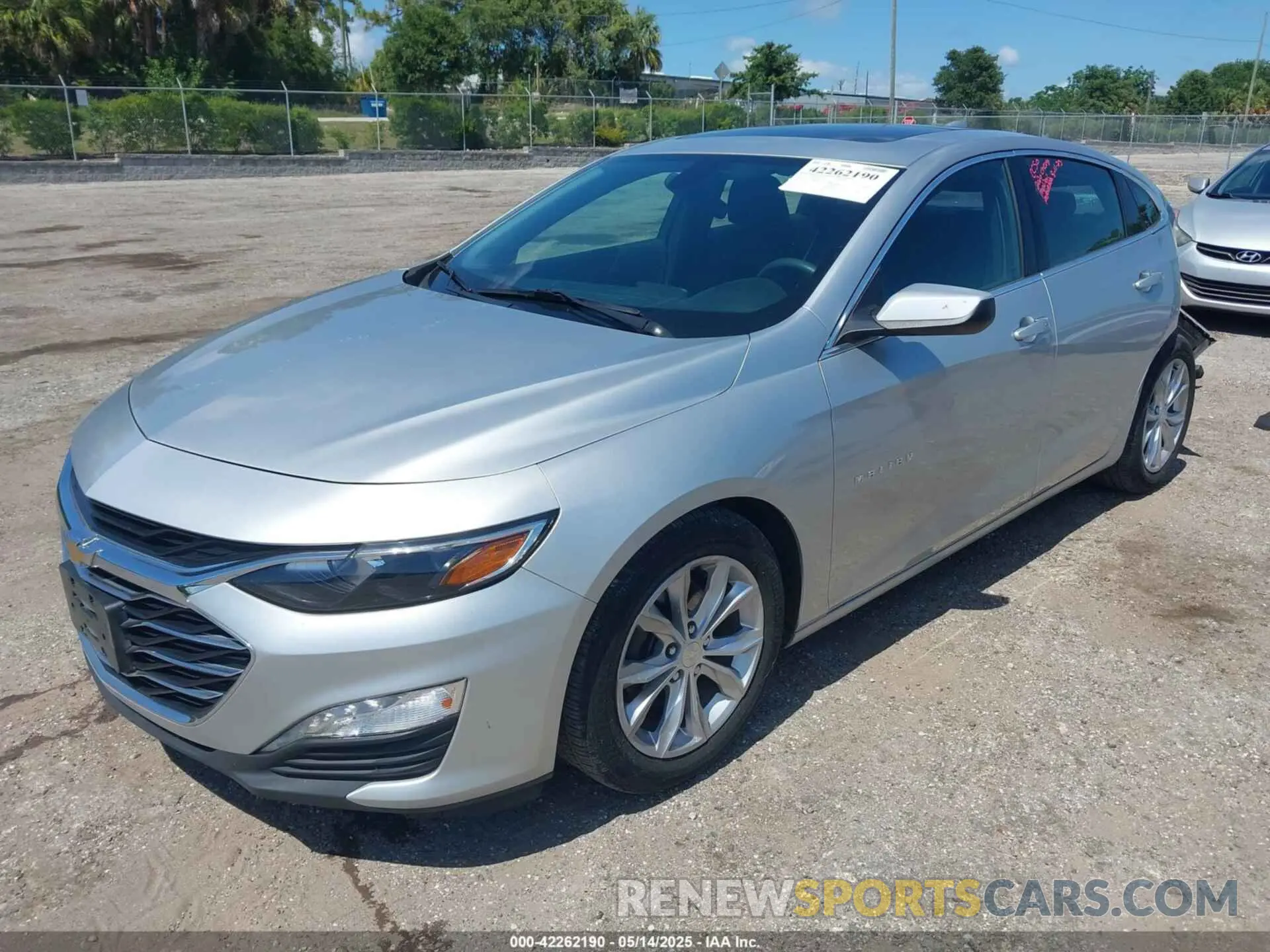 2 Photograph of a damaged car 1G1ZD5ST1LF010742 CHEVROLET MALIBU 2020