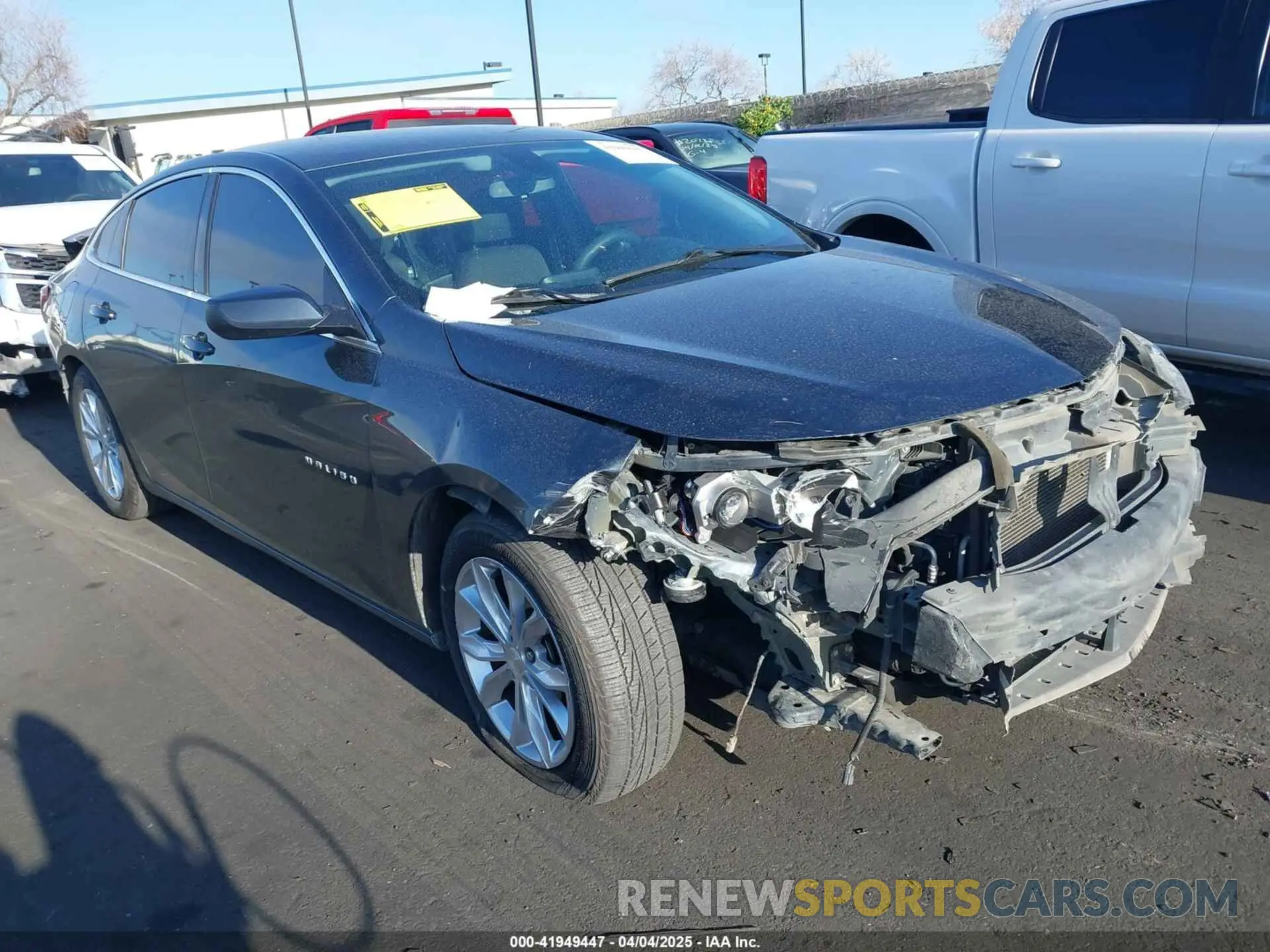 1 Photograph of a damaged car 1G1ZD5ST1LF051534 CHEVROLET MALIBU 2020