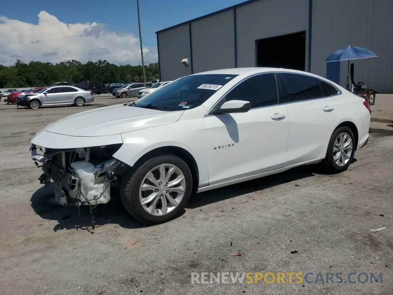 1 Photograph of a damaged car 1G1ZD5ST1LF063537 CHEVROLET MALIBU 2020
