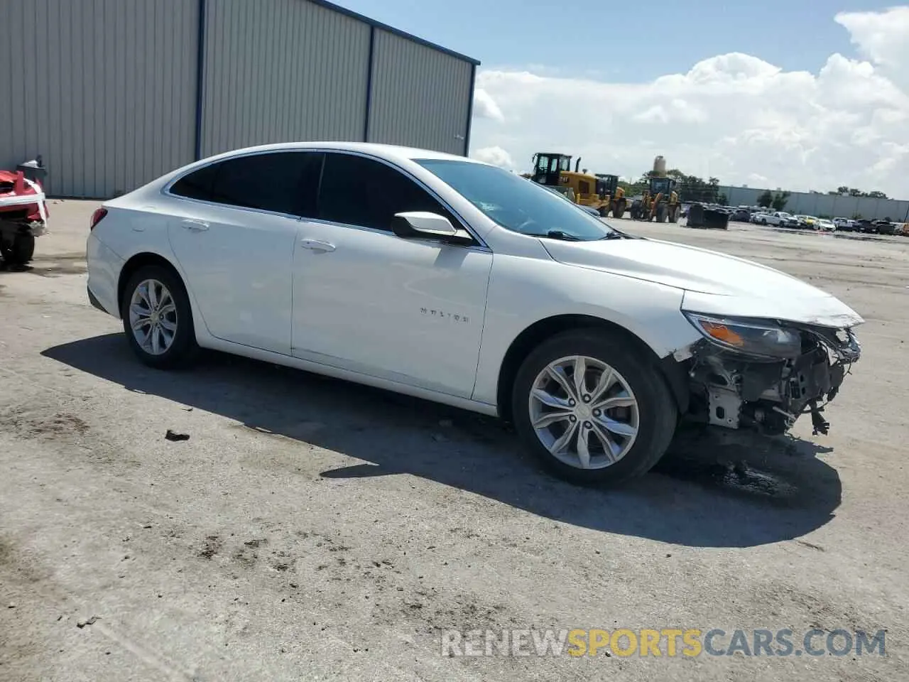 4 Photograph of a damaged car 1G1ZD5ST1LF063537 CHEVROLET MALIBU 2020