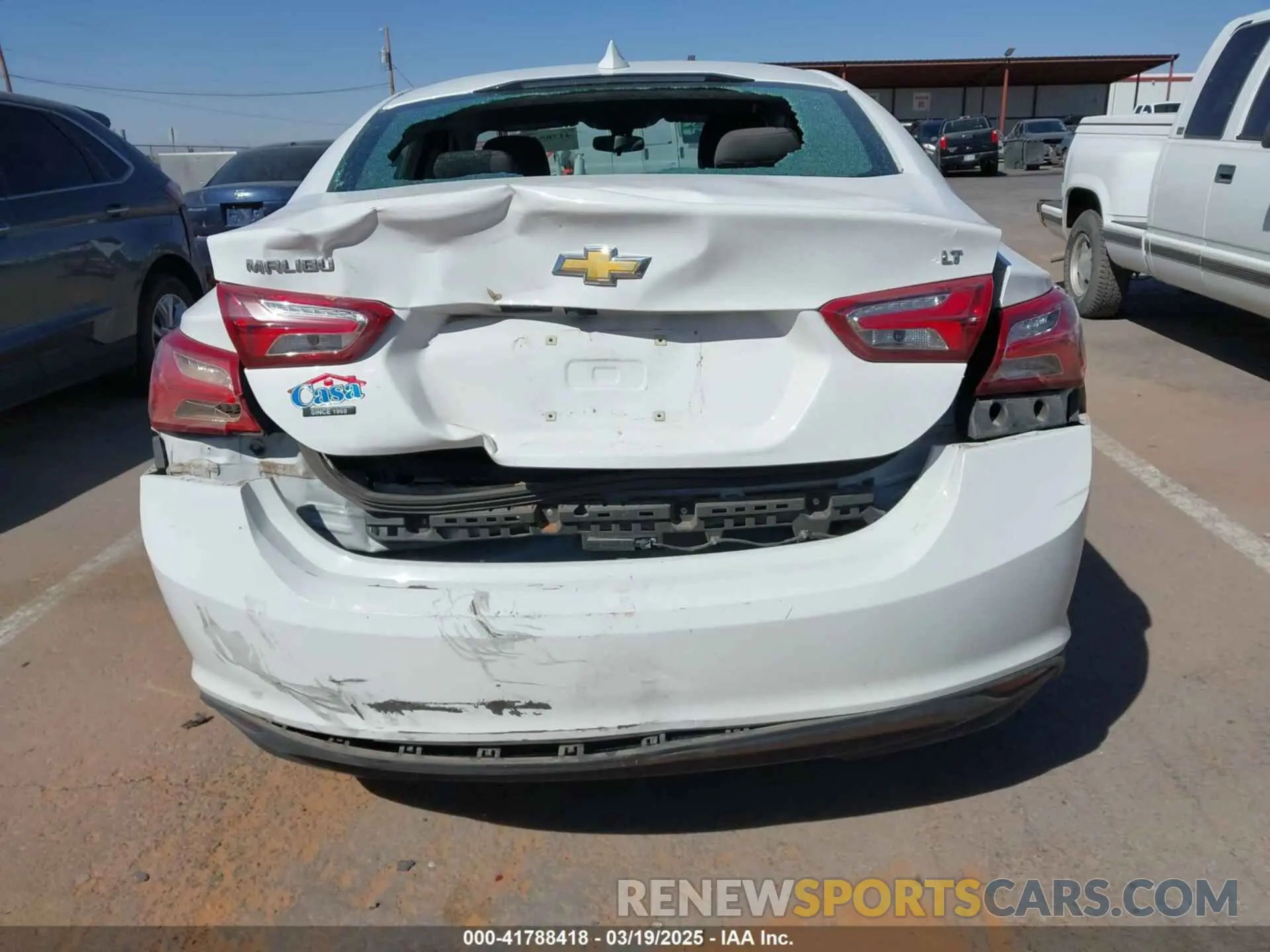 16 Photograph of a damaged car 1G1ZD5ST2LF054202 CHEVROLET MALIBU 2020