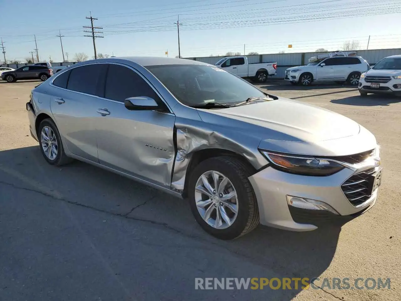 4 Photograph of a damaged car 1G1ZD5ST2LF062106 CHEVROLET MALIBU 2020