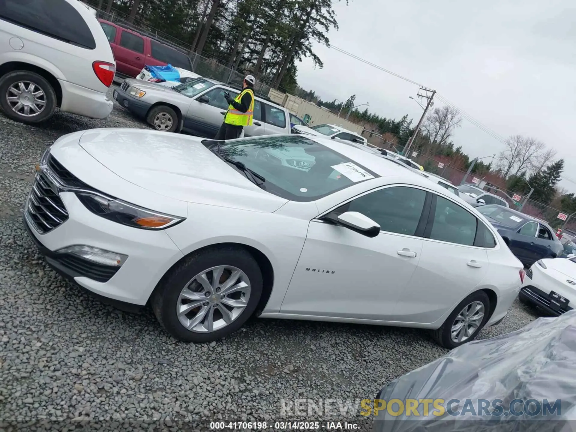 14 Photograph of a damaged car 1G1ZD5ST2LF067659 CHEVROLET MALIBU 2020