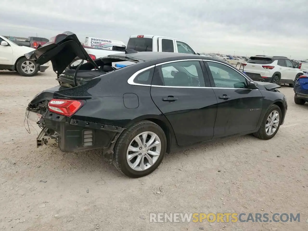 3 Photograph of a damaged car 1G1ZD5ST3LF038753 CHEVROLET MALIBU 2020