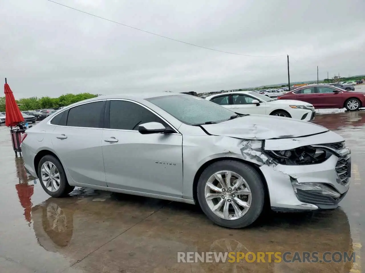 4 Фотография поврежденного автомобиля 1G1ZD5ST3LF094384 CHEVROLET MALIBU 2020