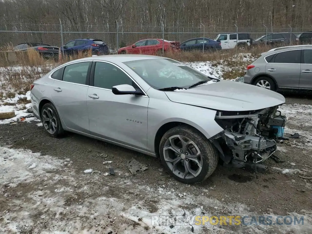 4 Photograph of a damaged car 1G1ZD5ST3LF108199 CHEVROLET MALIBU 2020