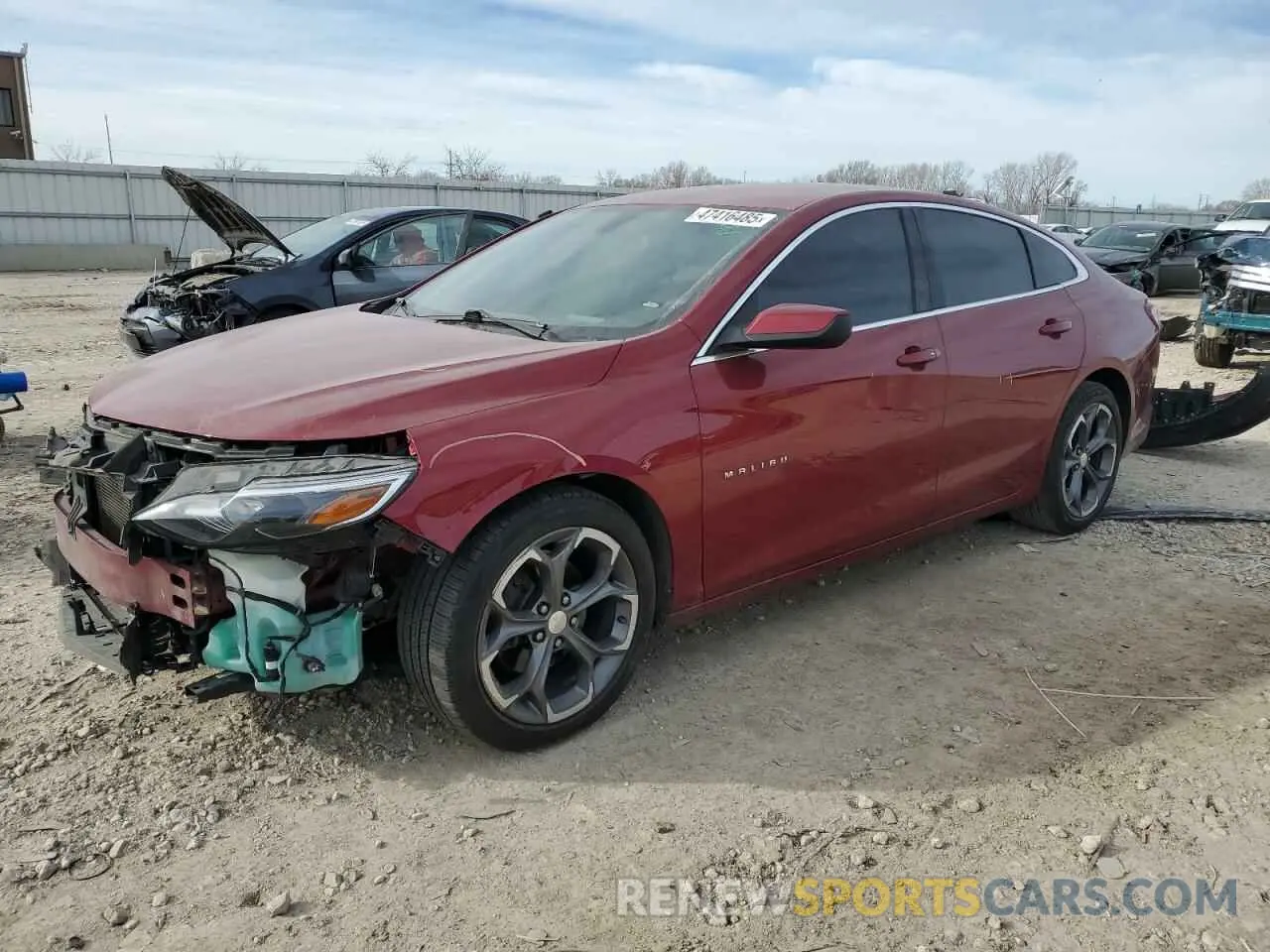 1 Photograph of a damaged car 1G1ZD5ST3LF116206 CHEVROLET MALIBU 2020