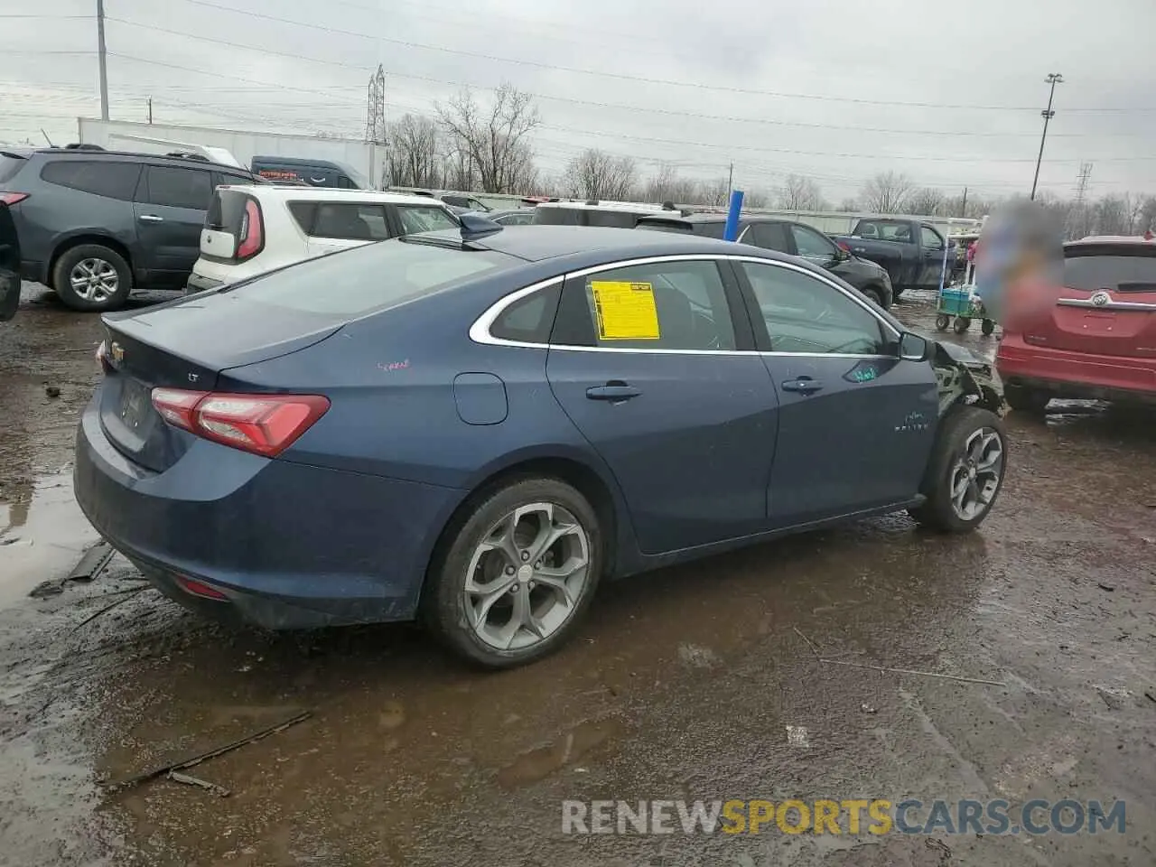 3 Фотография поврежденного автомобиля 1G1ZD5ST3LF128503 CHEVROLET MALIBU 2020