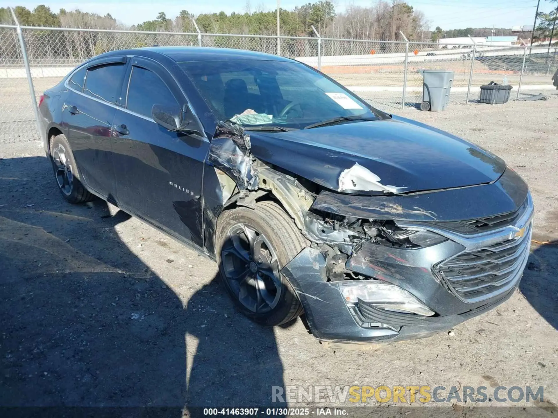 1 Photograph of a damaged car 1G1ZD5ST3LF148783 CHEVROLET MALIBU 2020