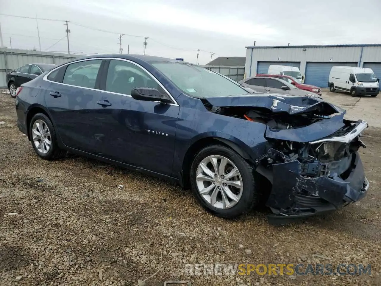 4 Фотография поврежденного автомобиля 1G1ZD5ST4LF006295 CHEVROLET MALIBU 2020