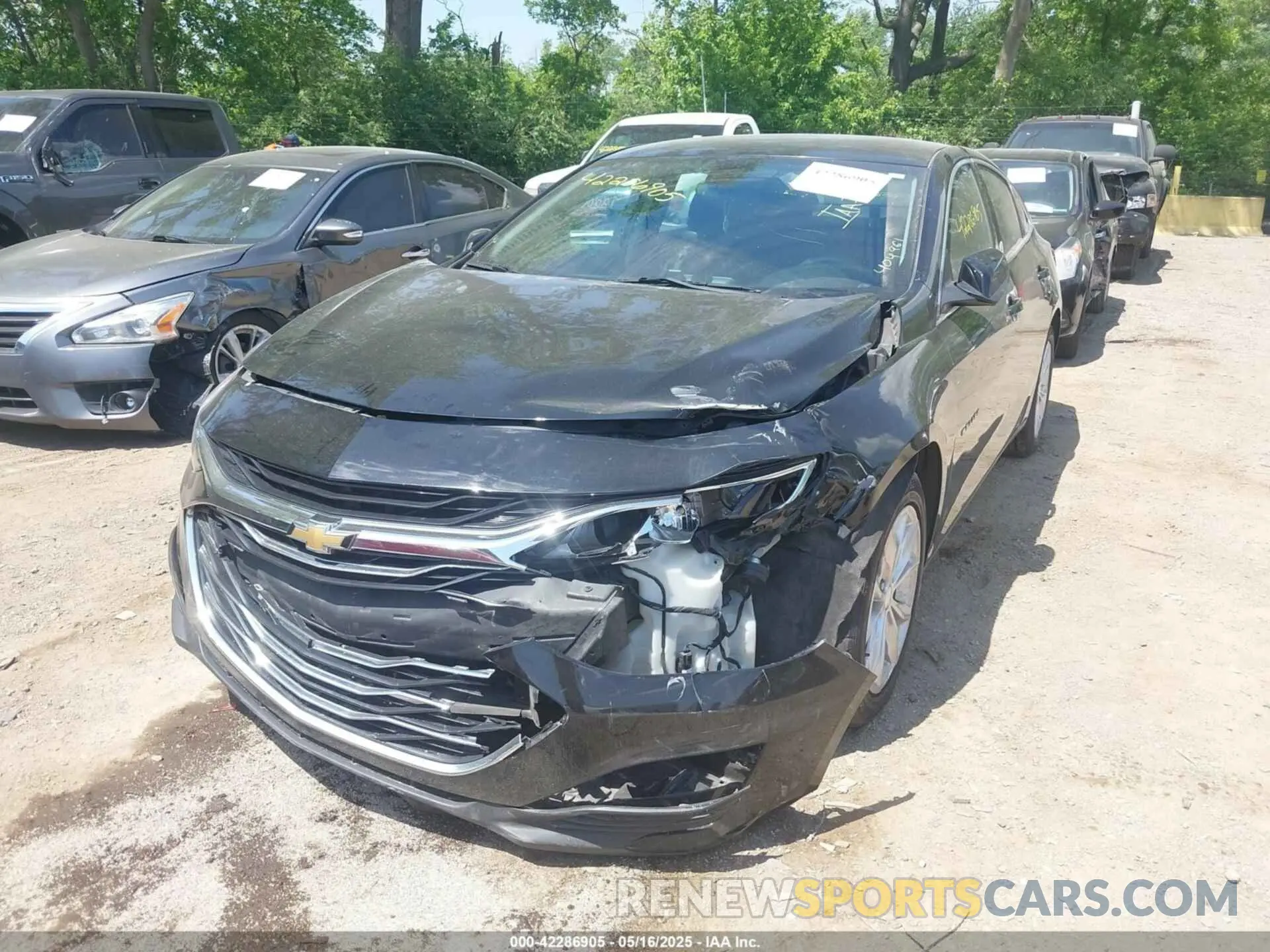 2 Photograph of a damaged car 1G1ZD5ST4LF031696 CHEVROLET MALIBU 2020