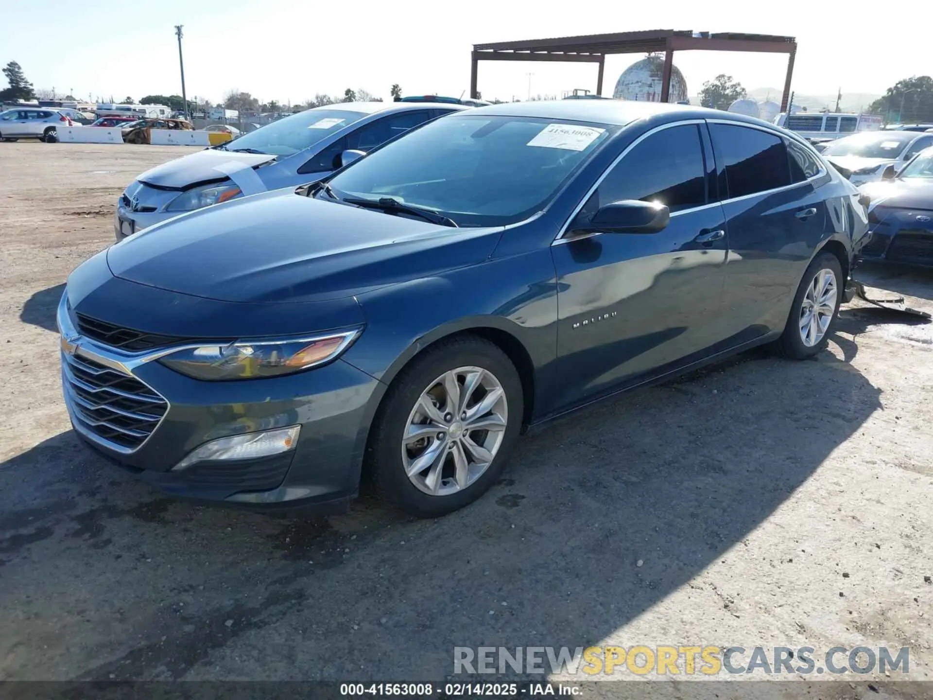 2 Photograph of a damaged car 1G1ZD5ST4LF035084 CHEVROLET MALIBU 2020