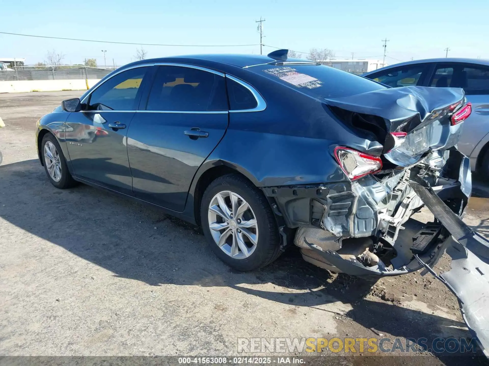 3 Photograph of a damaged car 1G1ZD5ST4LF035084 CHEVROLET MALIBU 2020